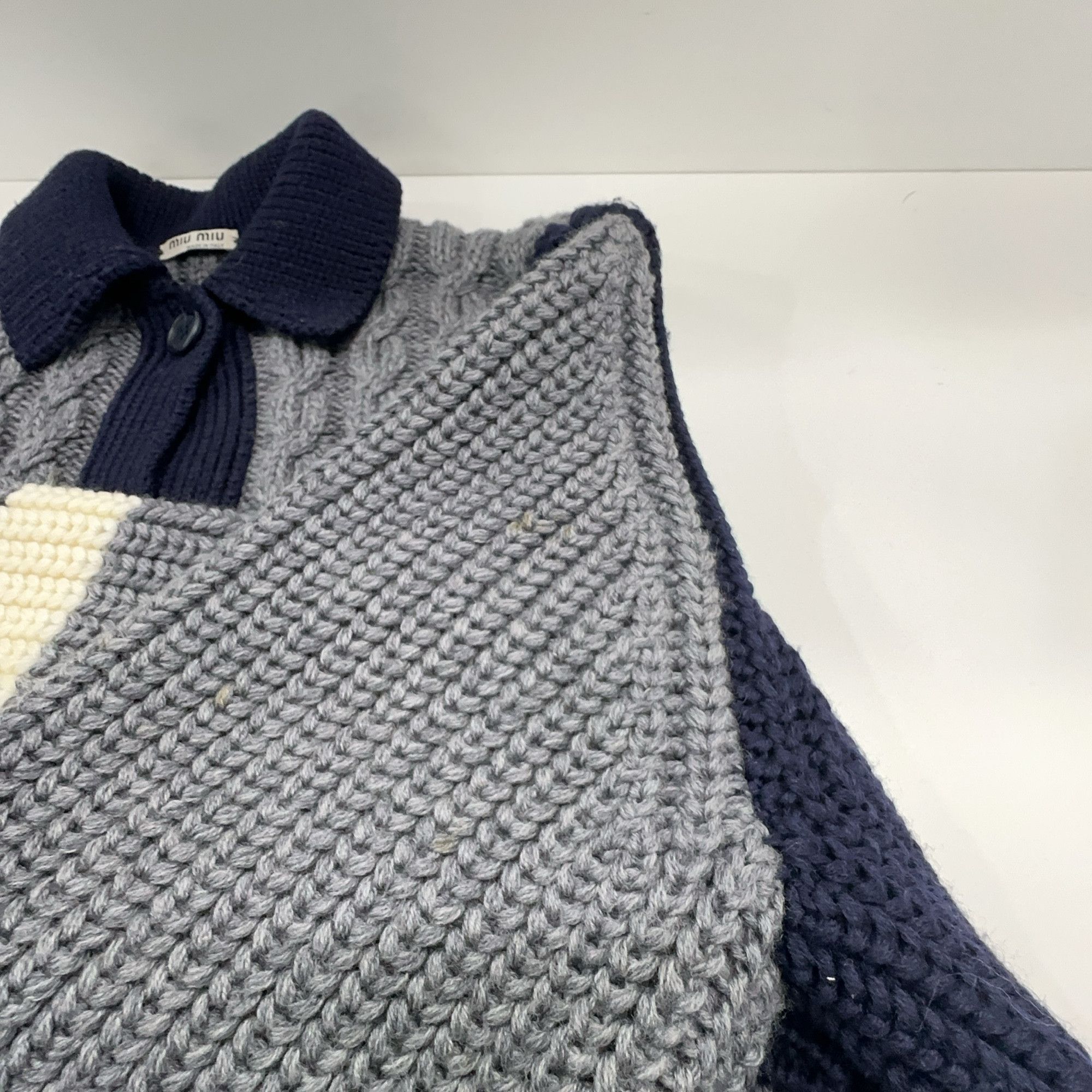 Miu Miu Miu Miu Cable Knit Cardigan Size 36 Size XS / US 0-2 / IT 36-38 - 7 Thumbnail