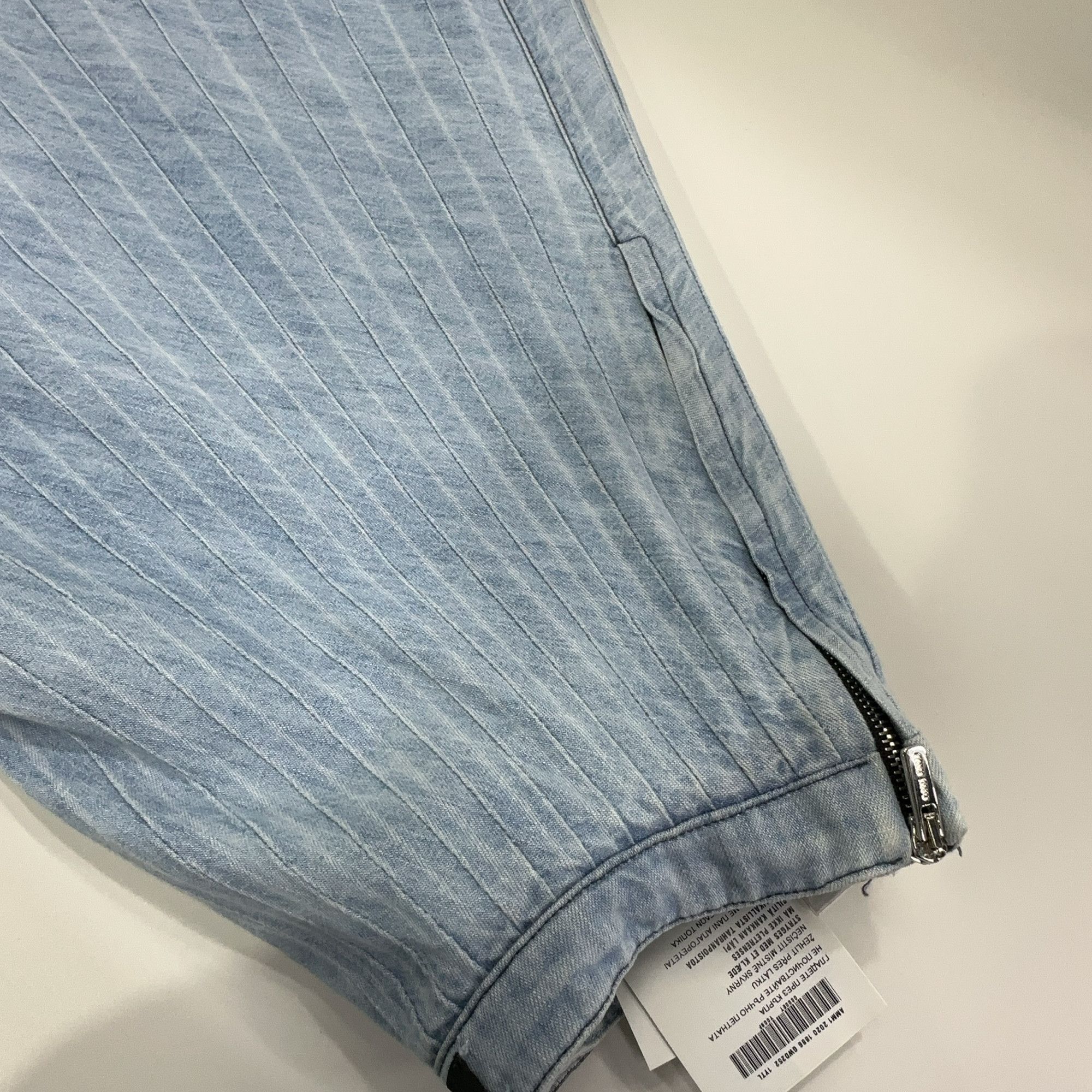 Miu Miu Miu Miu Striped Denim Skirt Size 36 Size 25" / US 0 / IT 36 - 9 Thumbnail