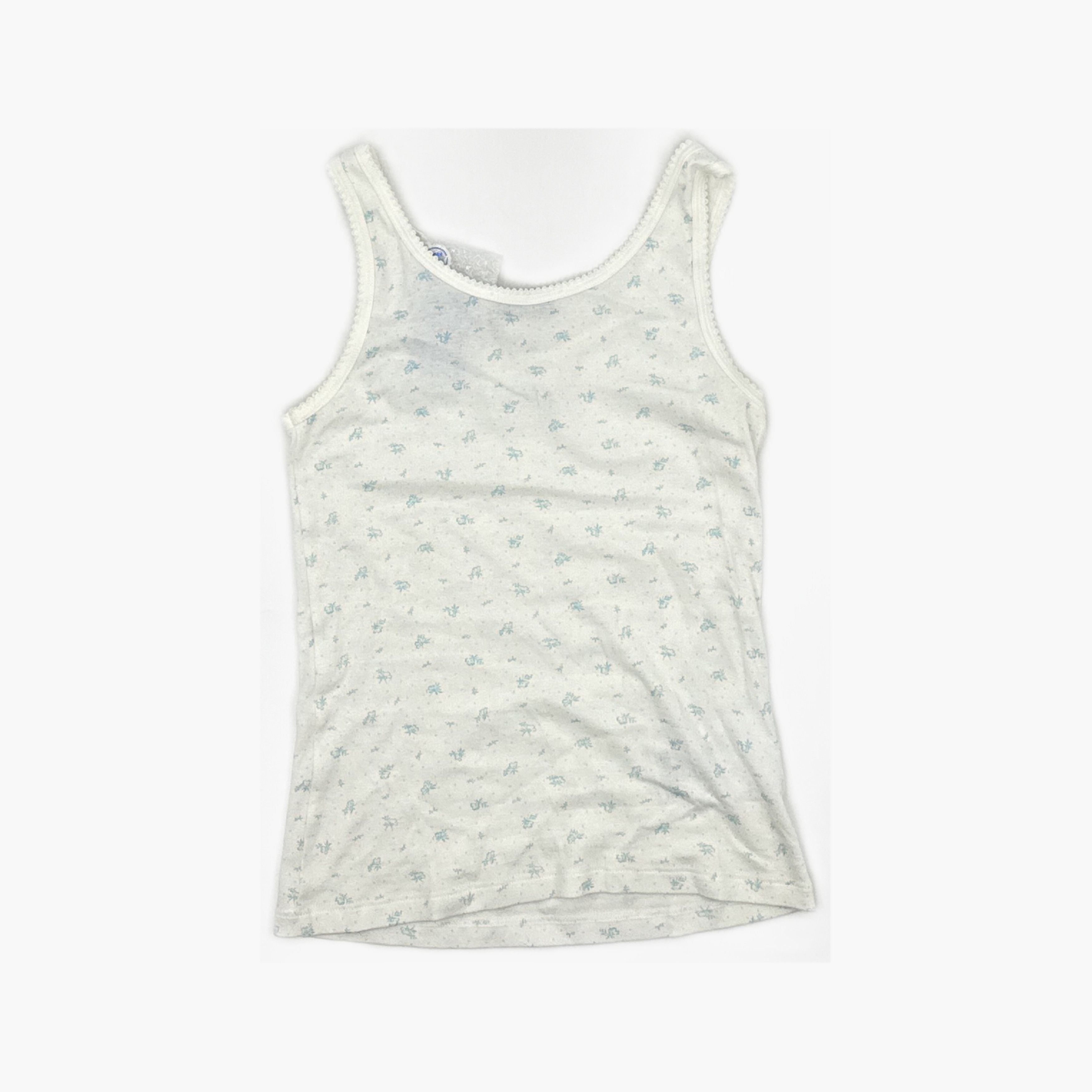 Miu Miu Miu Miu Floral Logo Tank Top Size S Size S / US 4 / IT 40 - 2 Thumbnail