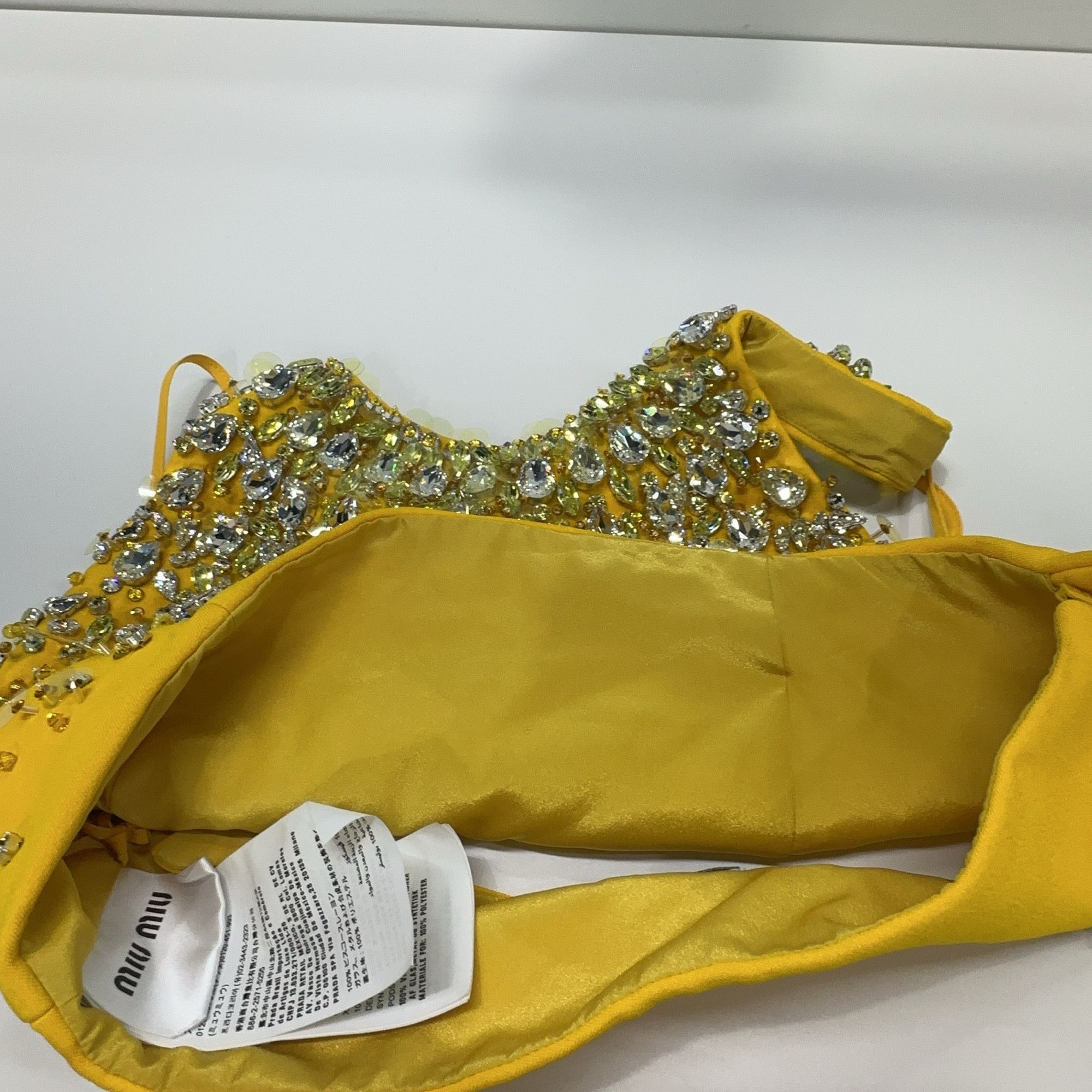 Miu Miu Miu Miu Crystal Embellished Tank Top Size 38 Size XS / US 0-2 / IT 36-38 - 8 Thumbnail