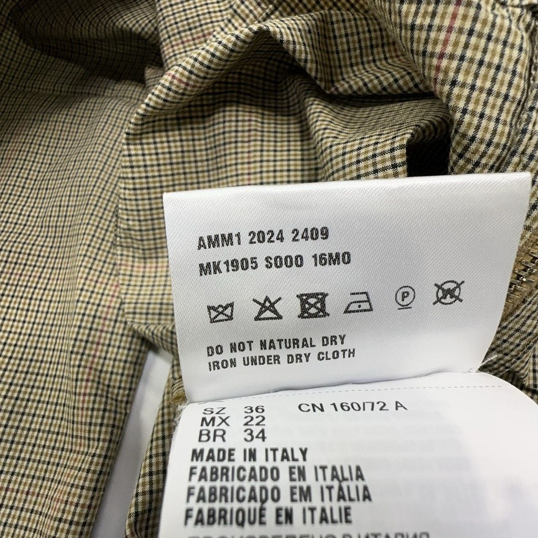 Miu Miu Miu Miu Plaid Zip Front Shirt Size 36 Size XS / US 0-2 / IT 36-38 - 3 Thumbnail