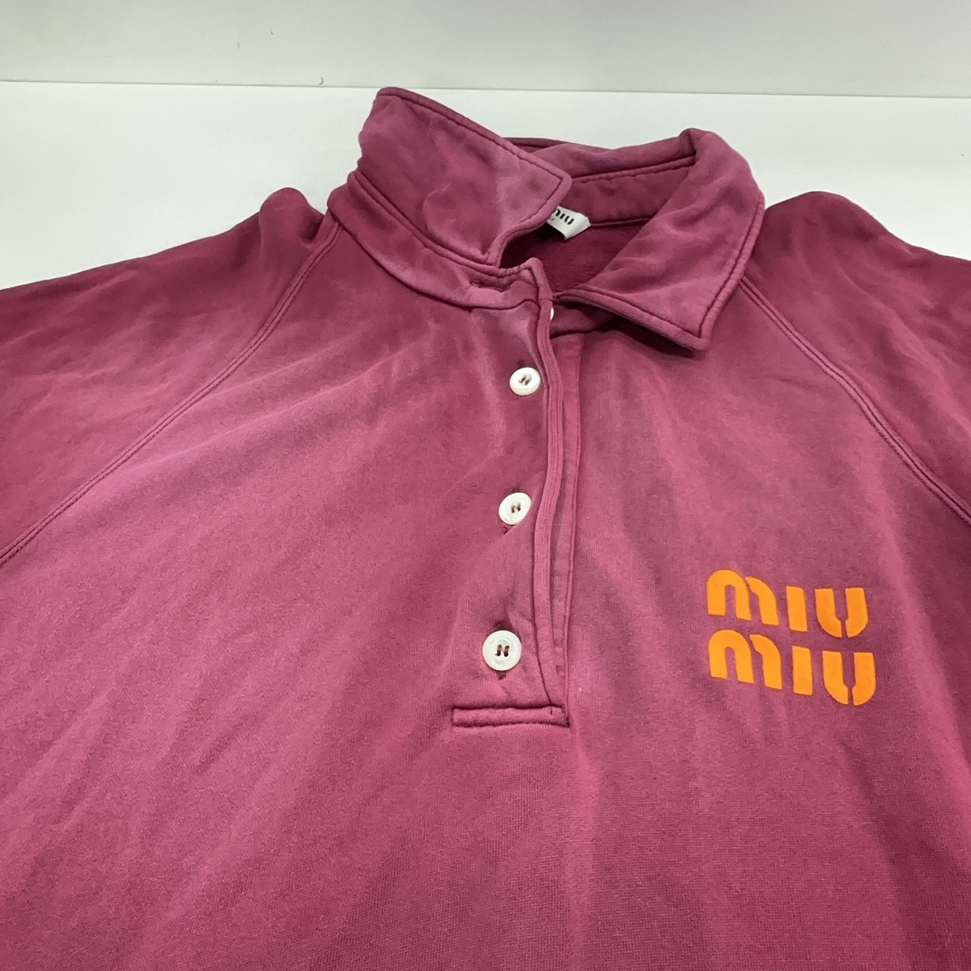 Miu Miu Miu Miu Logo Polo Shirt Size S Size S / US 4 / IT 40 - 7 Thumbnail