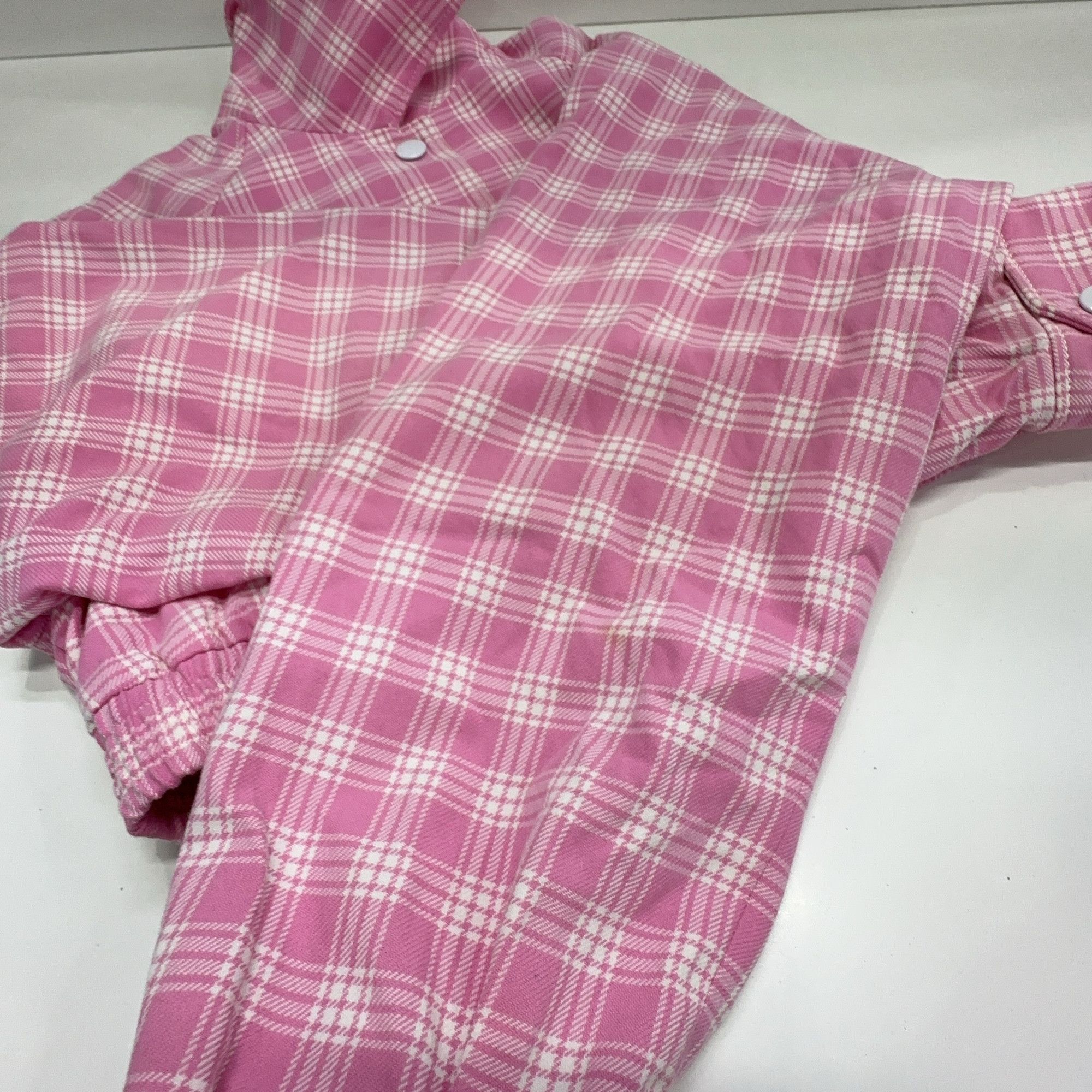 Miu Miu Miu Miu Plaid Logo Shirt Jacket Size 40 Size S / US 4 / IT 40 - 10 Thumbnail