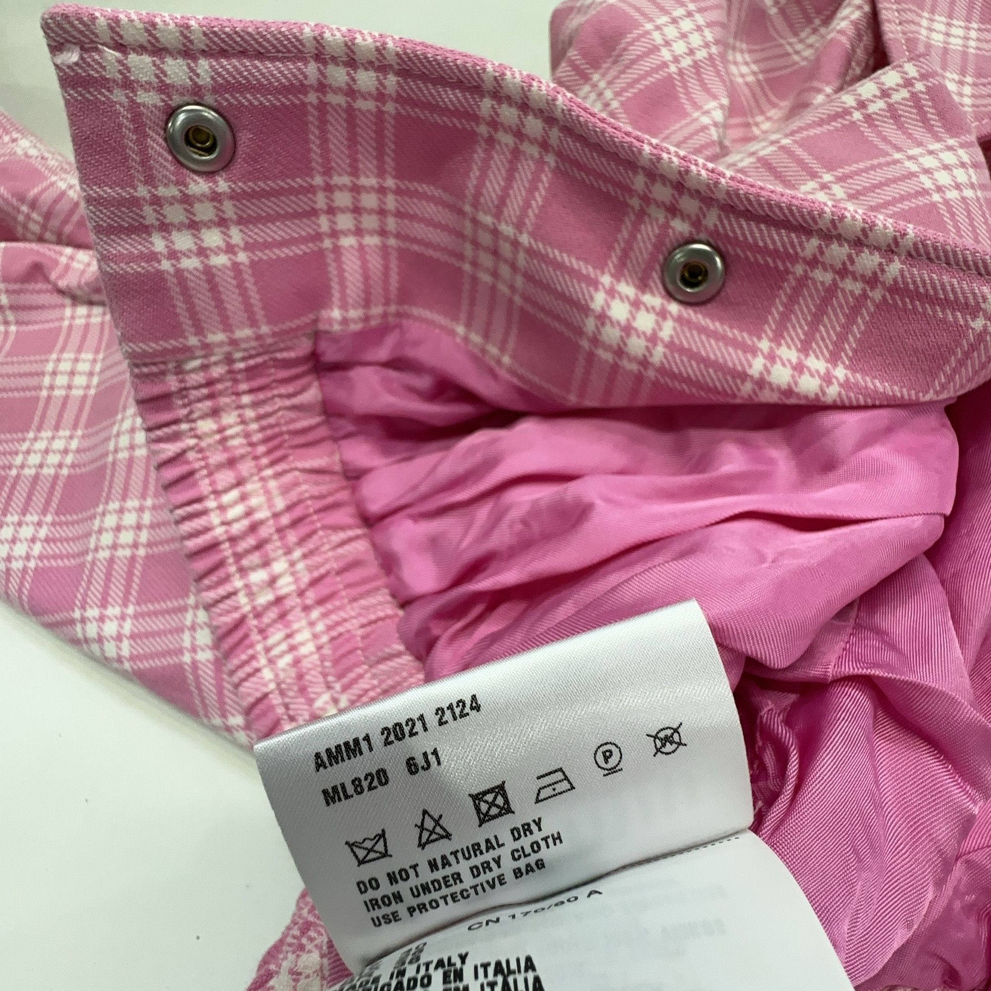 Miu Miu Miu Miu Plaid Logo Shirt Jacket Size 40 Size S / US 4 / IT 40 - 5 Thumbnail