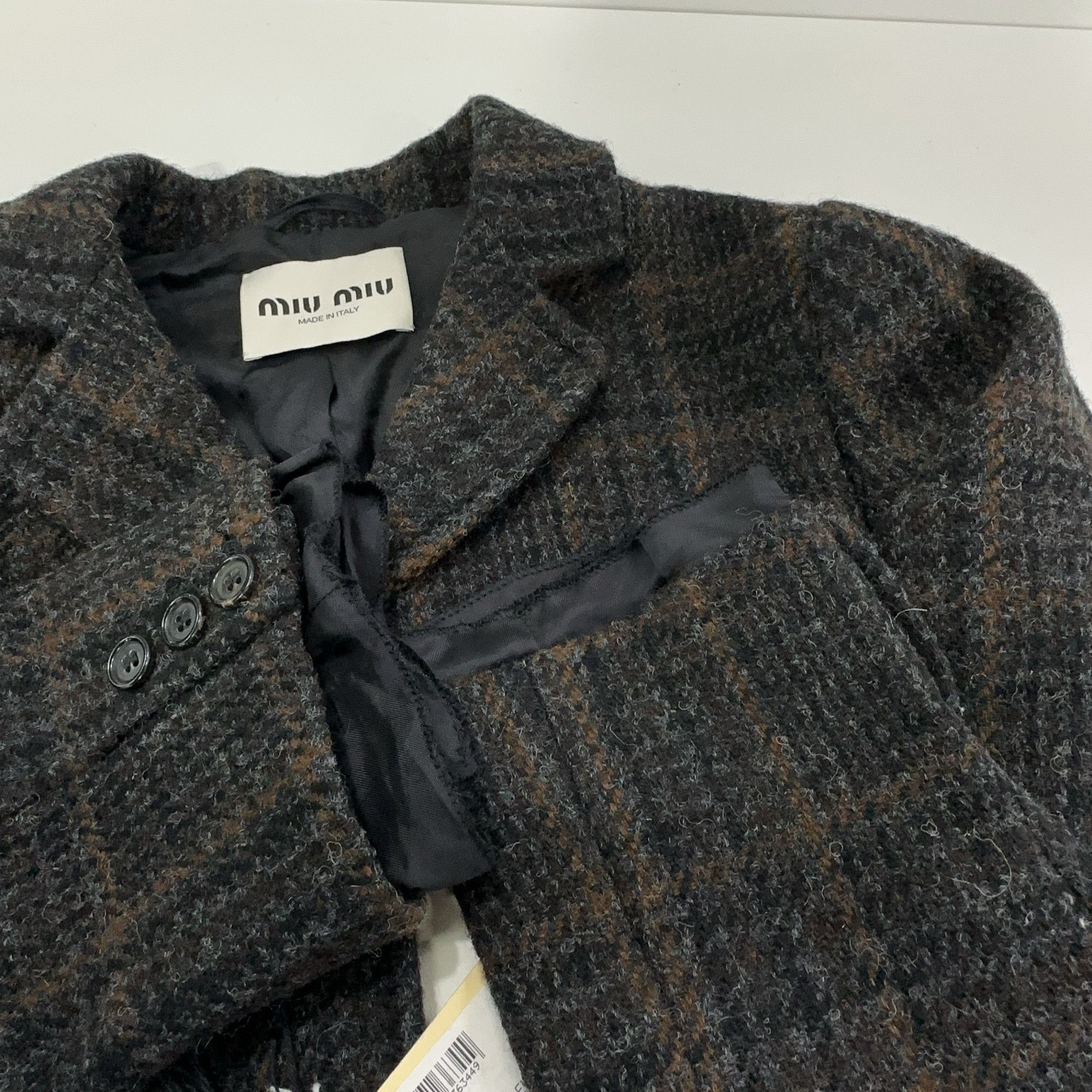 Miu Miu Miu Miu Plaid Wool Jacket Size 40 Size S / US 4 / IT 40 - 7 Thumbnail