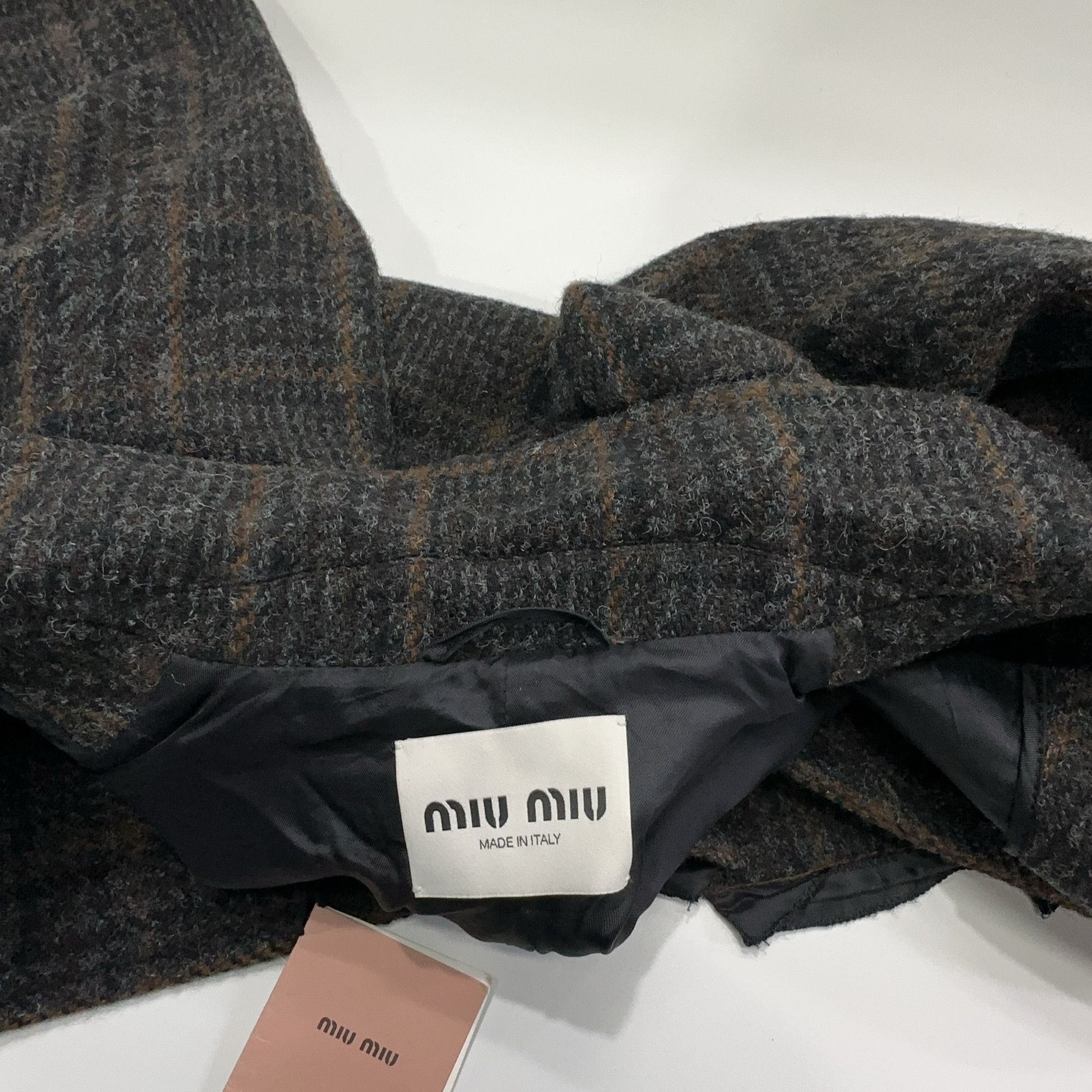 Miu Miu Miu Miu Plaid Wool Jacket Size 40 Size S / US 4 / IT 40 - 8 Thumbnail