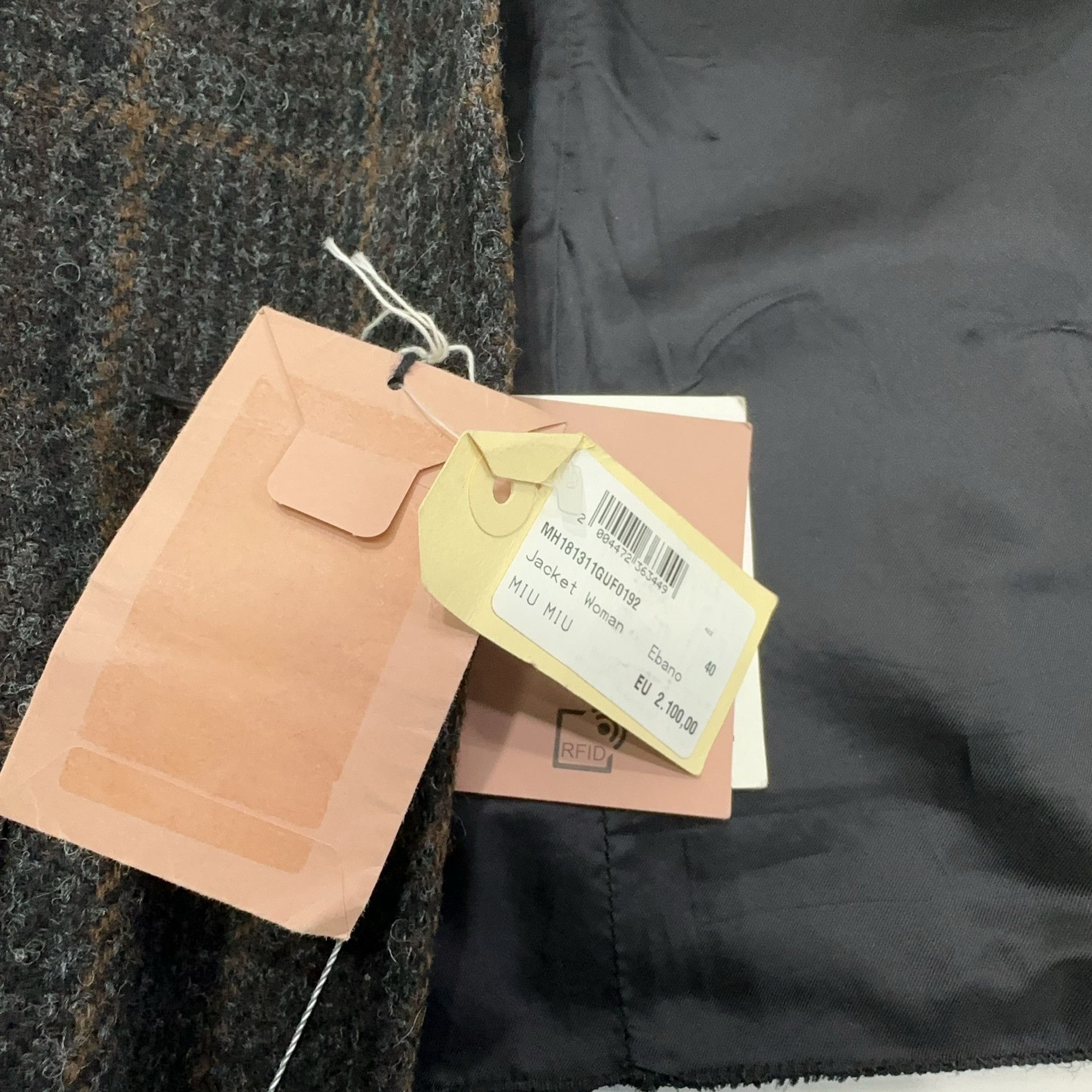 Miu Miu Miu Miu Plaid Wool Jacket Size 40 Size S / US 4 / IT 40 - 6 Thumbnail
