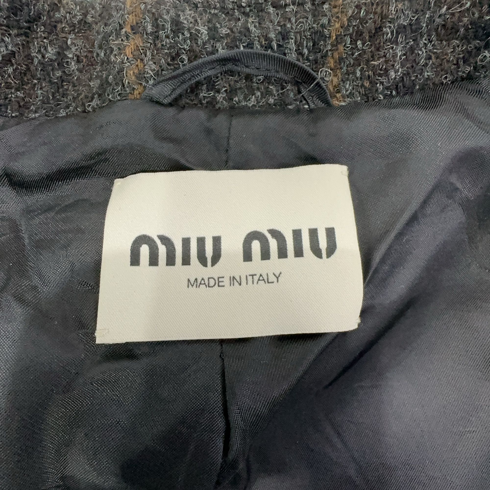 Miu Miu Miu Miu Plaid Wool Jacket Size 40 Size S / US 4 / IT 40 - 3 Thumbnail