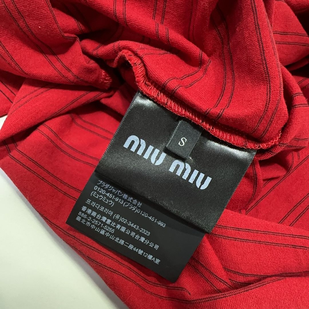Miu Miu Miu Miu Striped Long Sleeve T-Shirt Size S Size S / US 4 / IT 40 - 3 Thumbnail