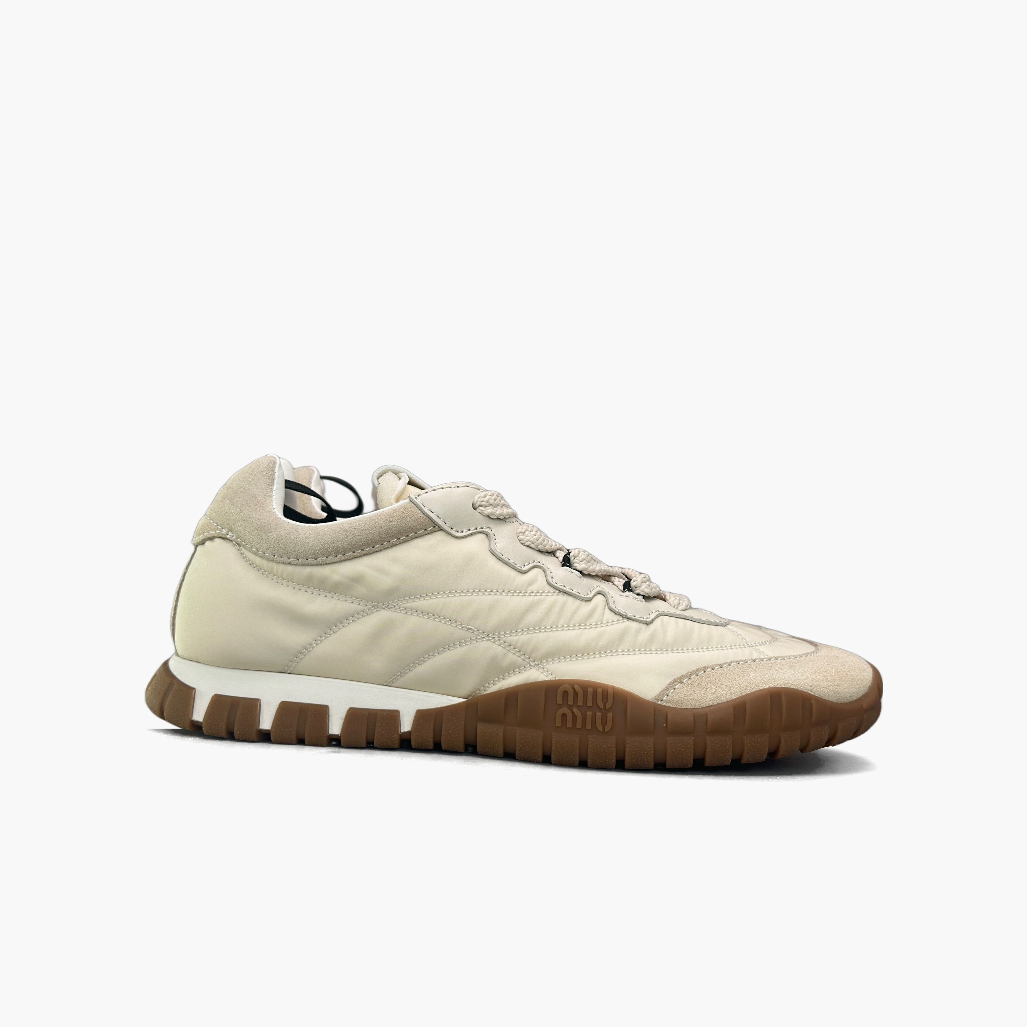 Miu Miu Miu Miu Suede Low-Top Sneakers Size 37 Size US 7 / IT 37 - 4 Thumbnail