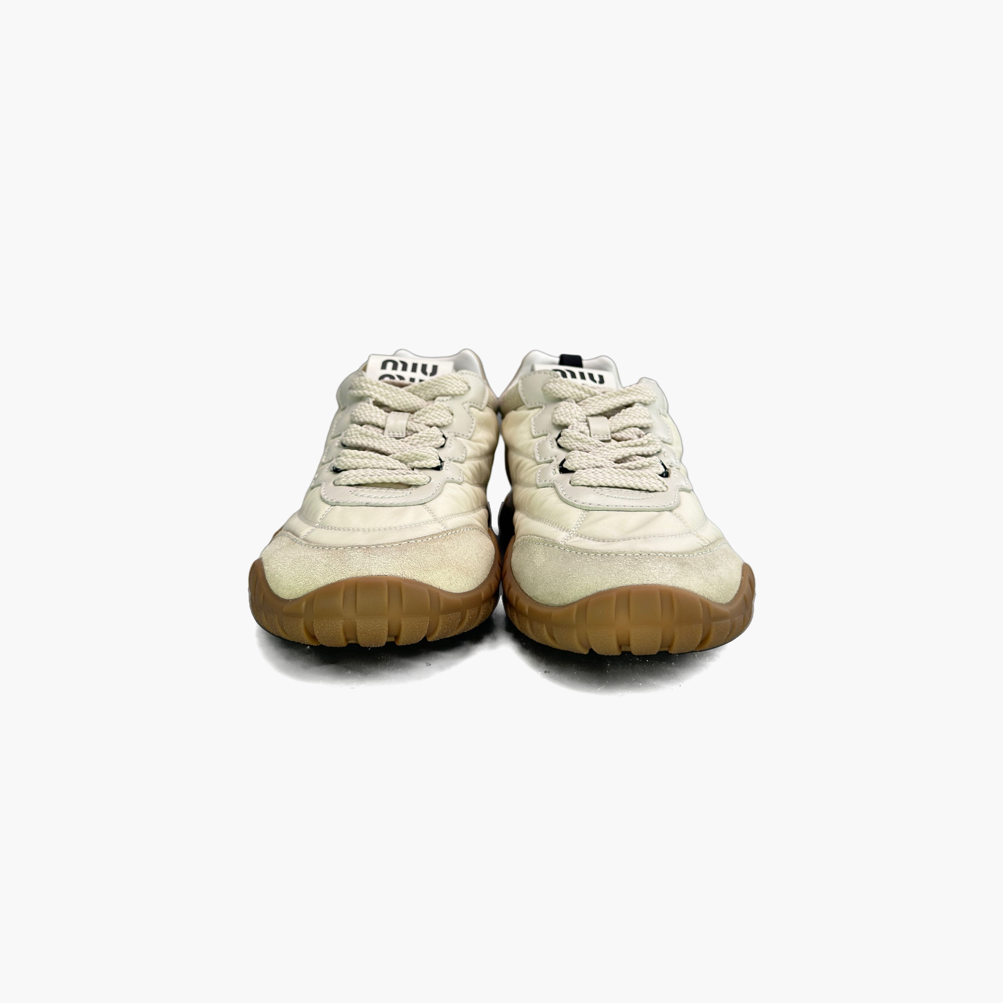 Miu Miu Miu Miu Suede Low-Top Sneakers Size 37 Size US 7 / IT 37 - 5 Thumbnail