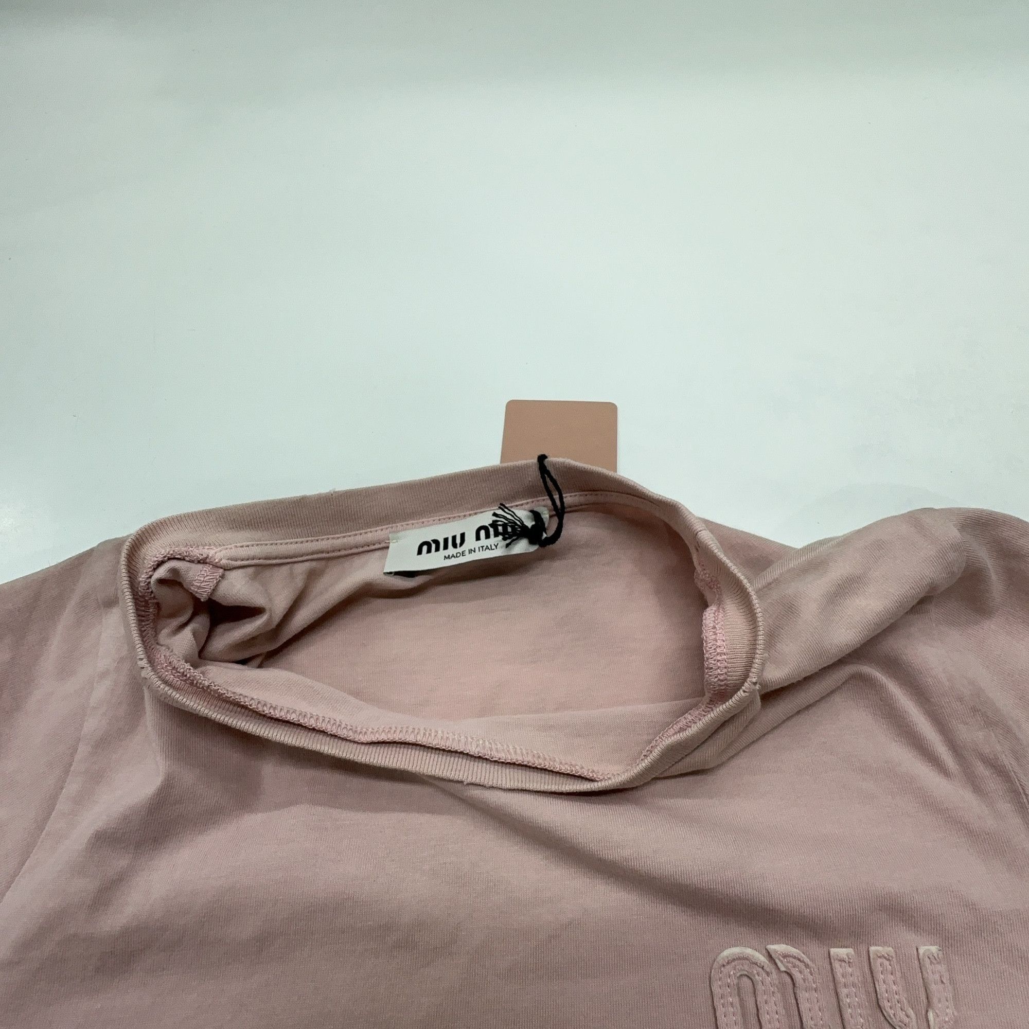 Miu Miu Miu Miu Logo Embroidery T-Shirt Size S Size S / US 4 / IT 40 - 8 Thumbnail