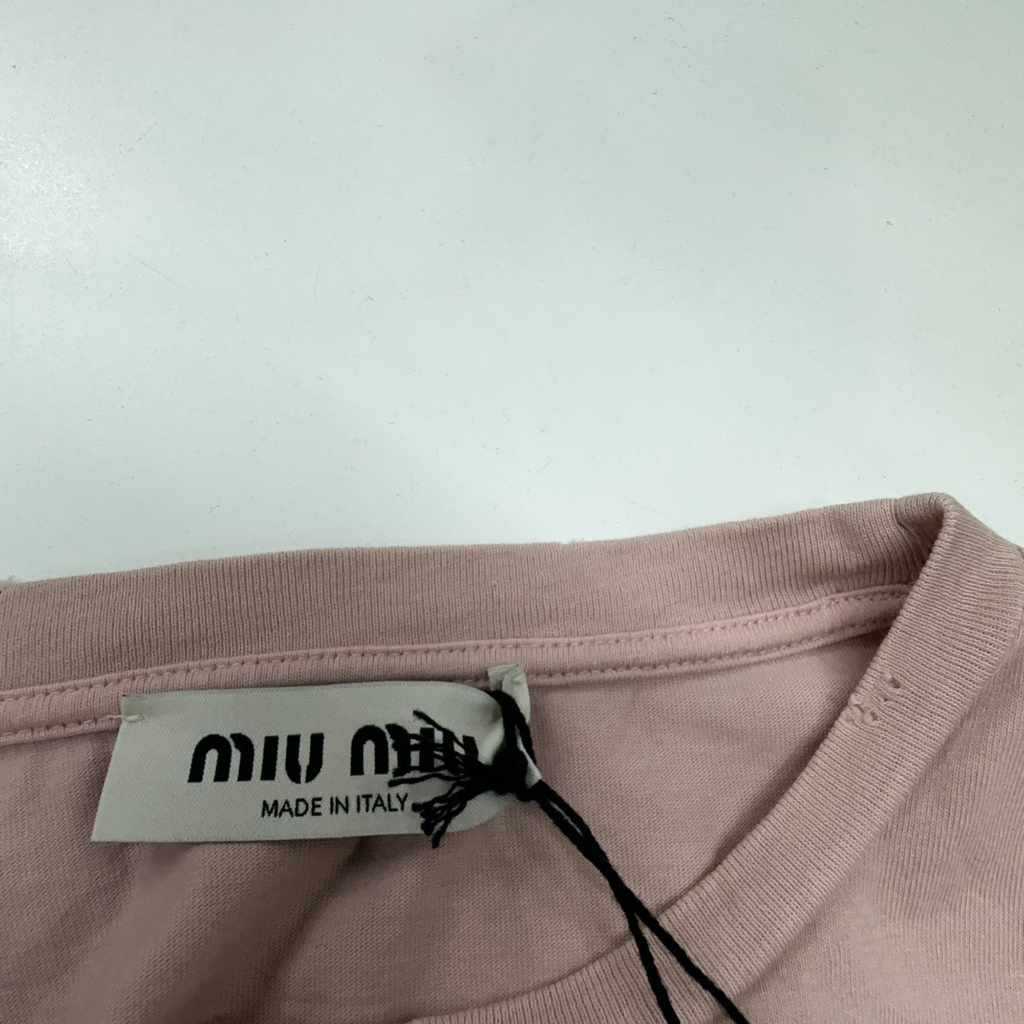 Miu Miu Miu Miu Logo Embroidery T-Shirt Size S Size S / US 4 / IT 40 - 5 Thumbnail