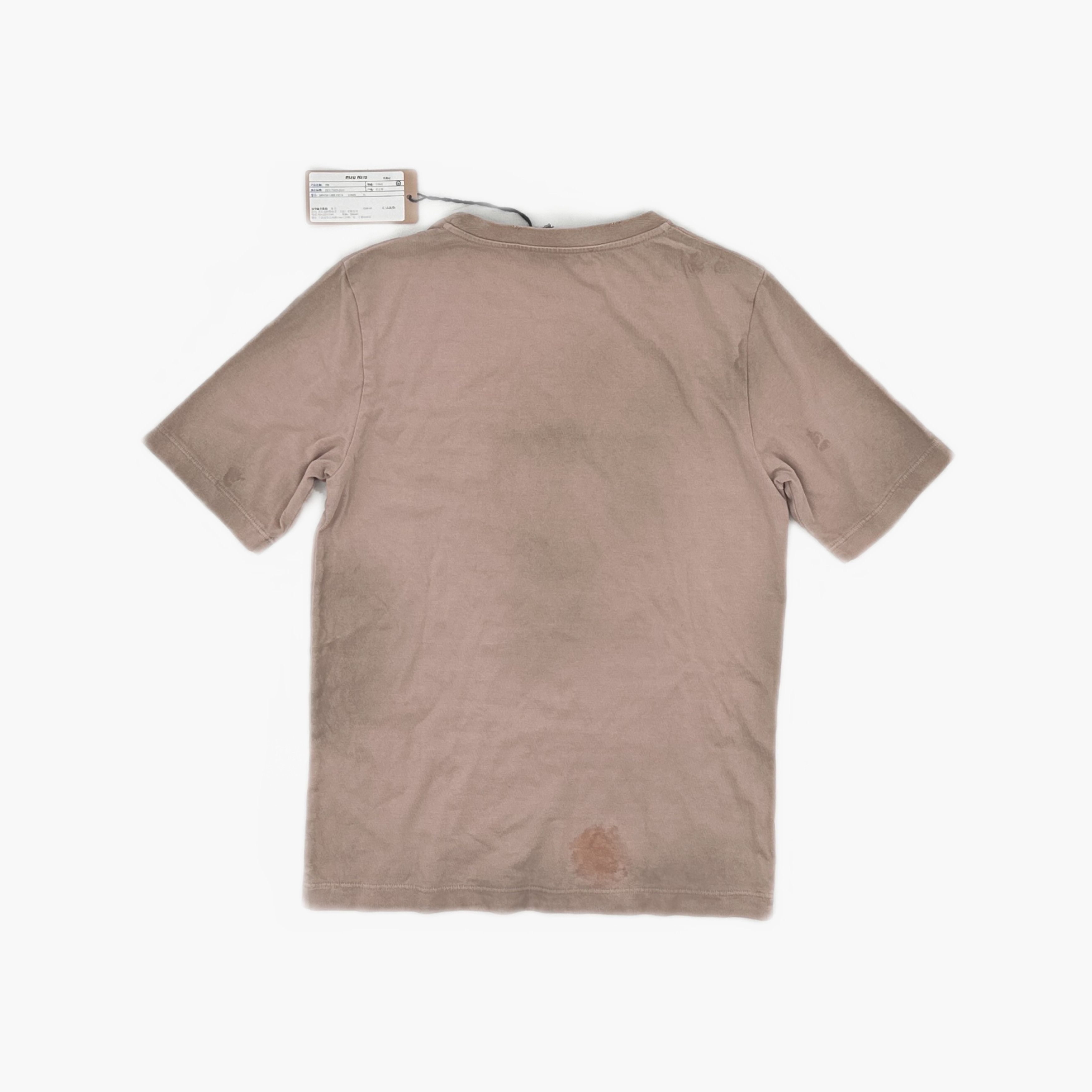 Miu Miu Miu Miu Logo Embroidery T-Shirt Size S Size S / US 4 / IT 40 - 2 Thumbnail