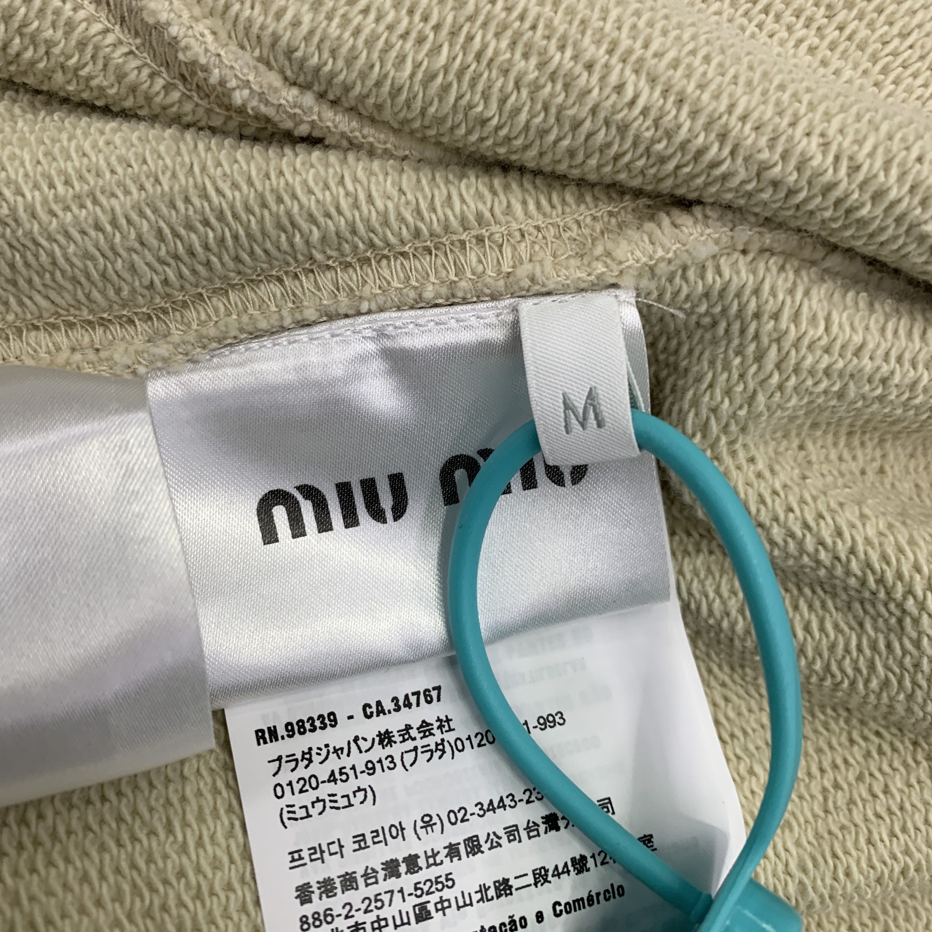 Miu Miu Miu Miu Logo Embroidered Cotton Jacket Size M Size M / US 6-8 / IT 42-44 - 2 Thumbnail