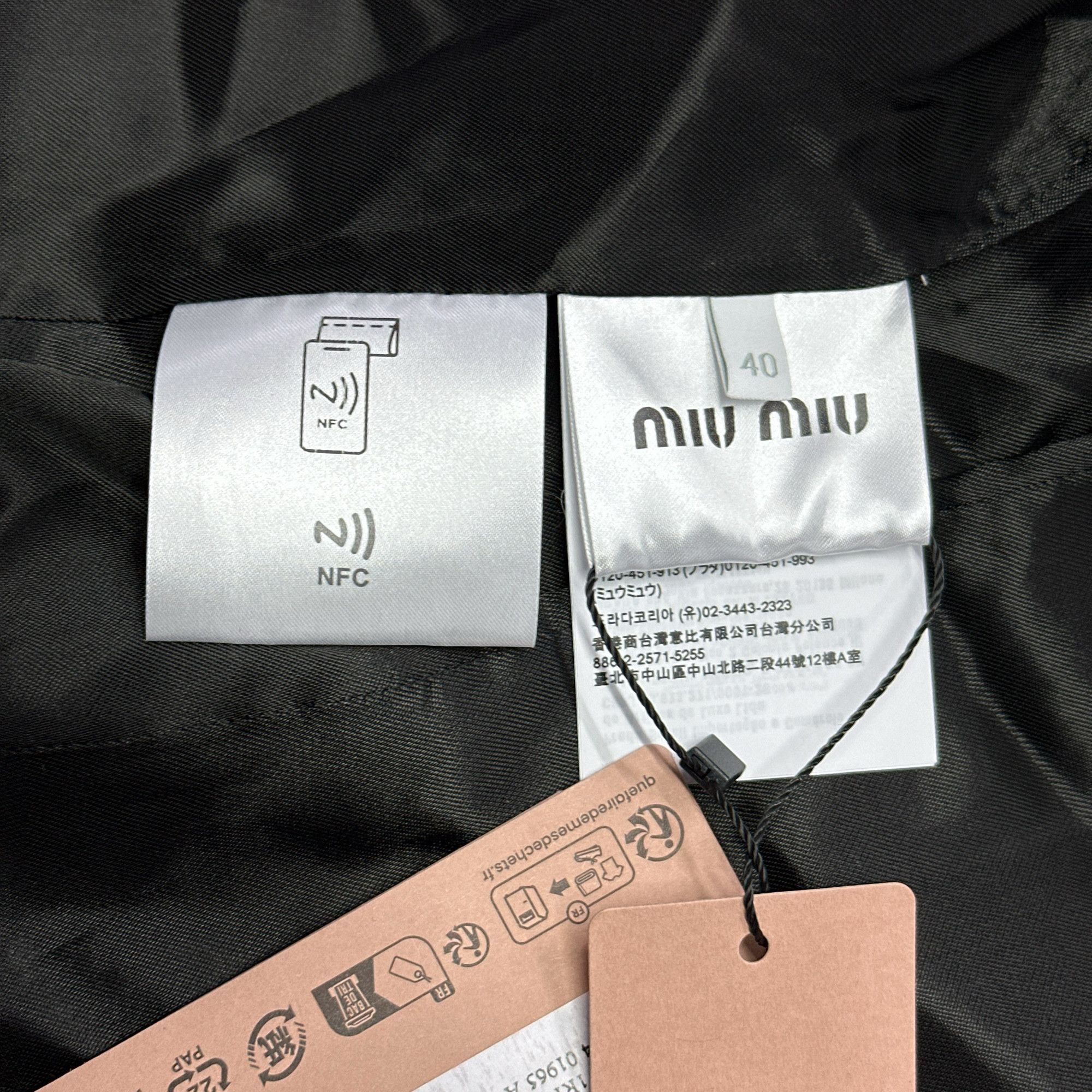 Miu Miu Miu Miu Contrast Collar Sleeveless Mini Dress Size 40 Size S / US 4 / IT 40 - 5 Thumbnail