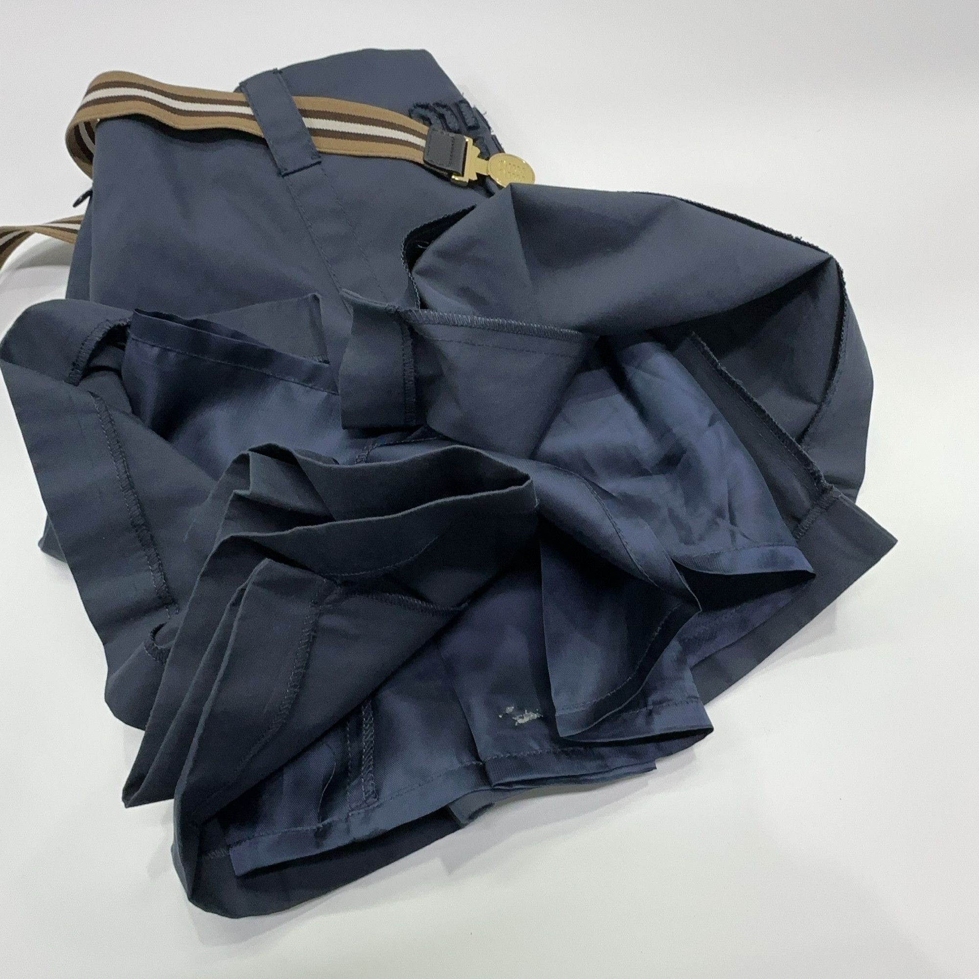 Miu Miu Miu Miu Logo Belt Mini Skirt Size 36 Size 25" / US 0 / IT 36 - 8 Thumbnail