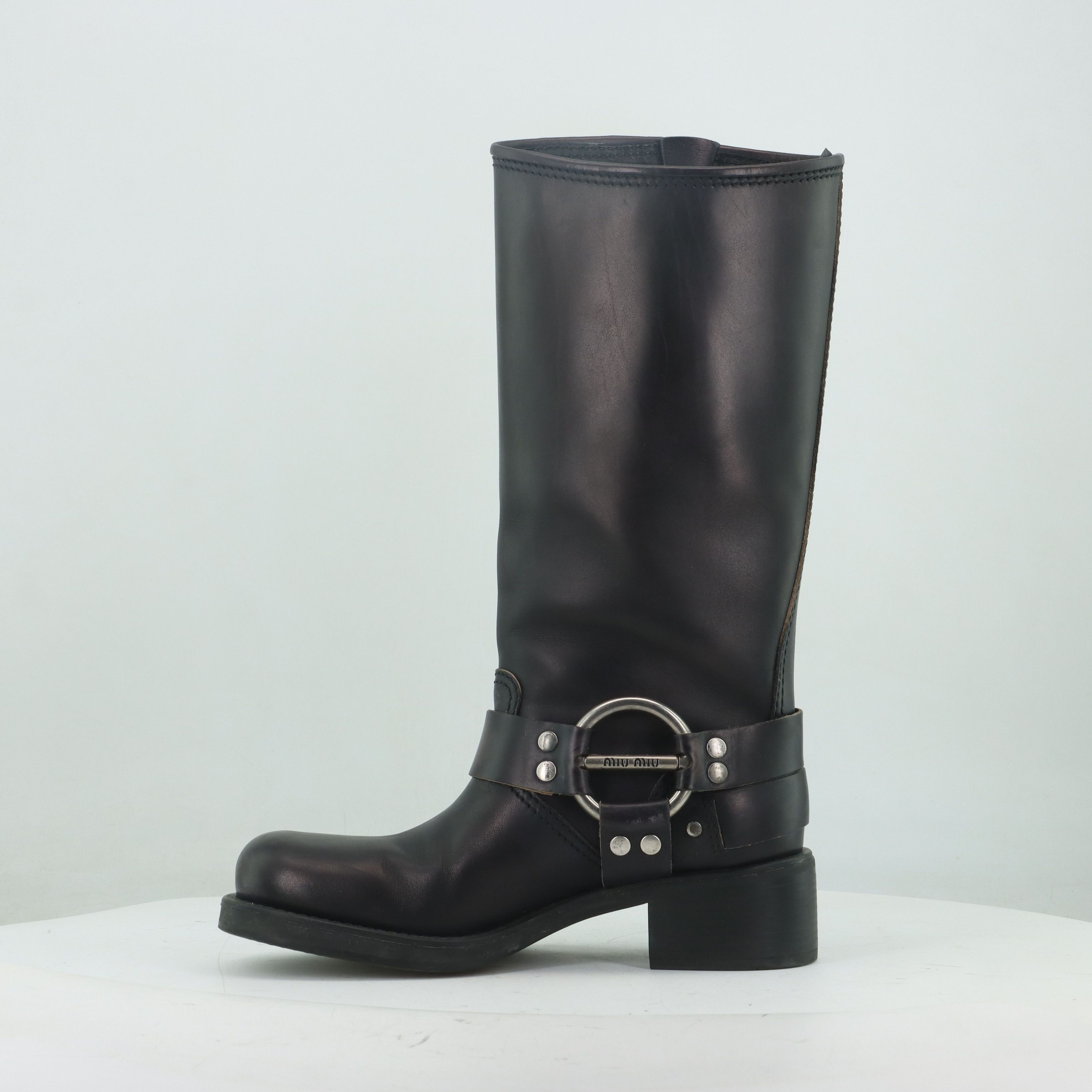 Miu Miu Miu Miu Buckled Leather Boots Size 38 Size US 8 / IT 38 - 6 Thumbnail