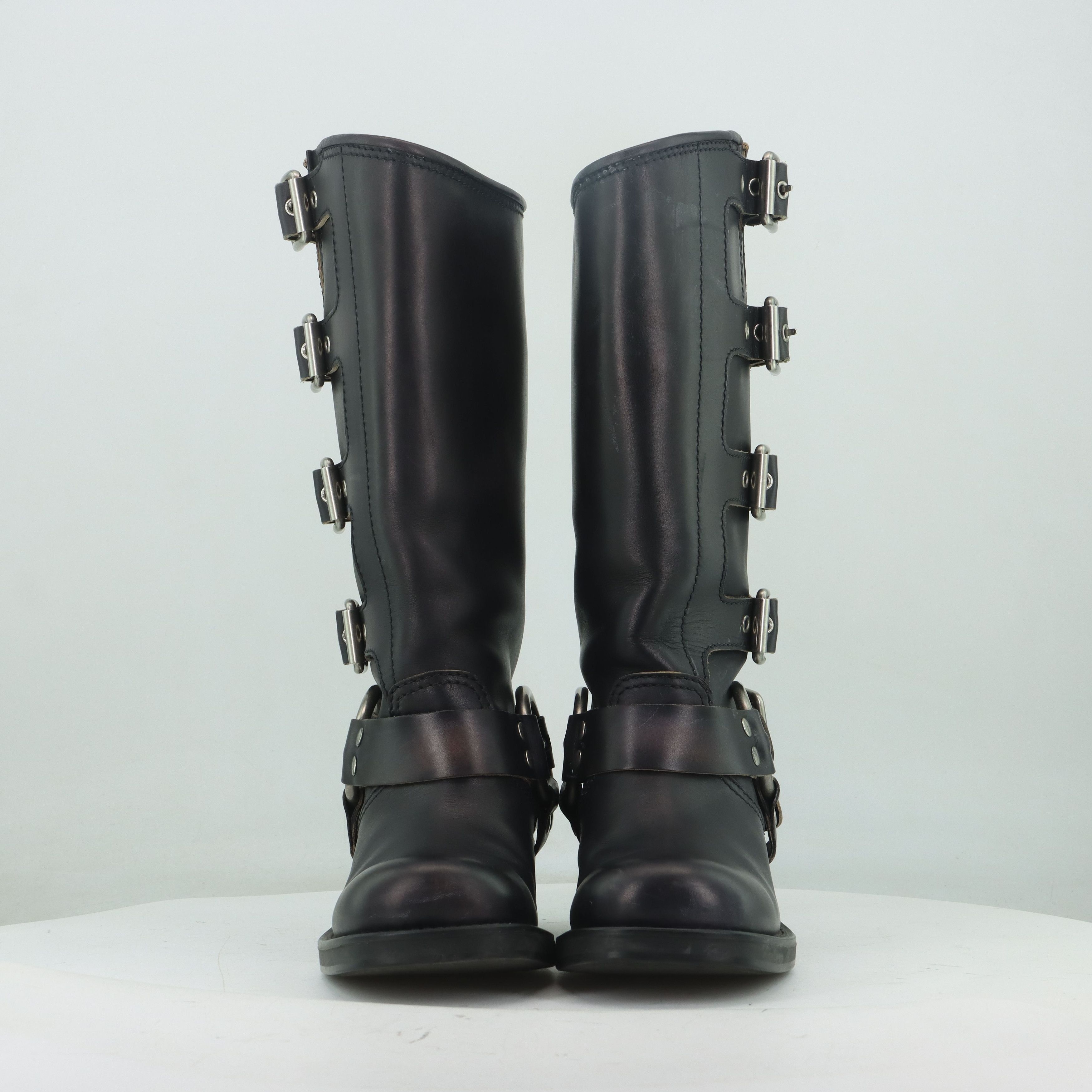 Miu Miu Miu Miu Buckled Leather Boots Size 38 Size US 8 / IT 38 - 4 Thumbnail
