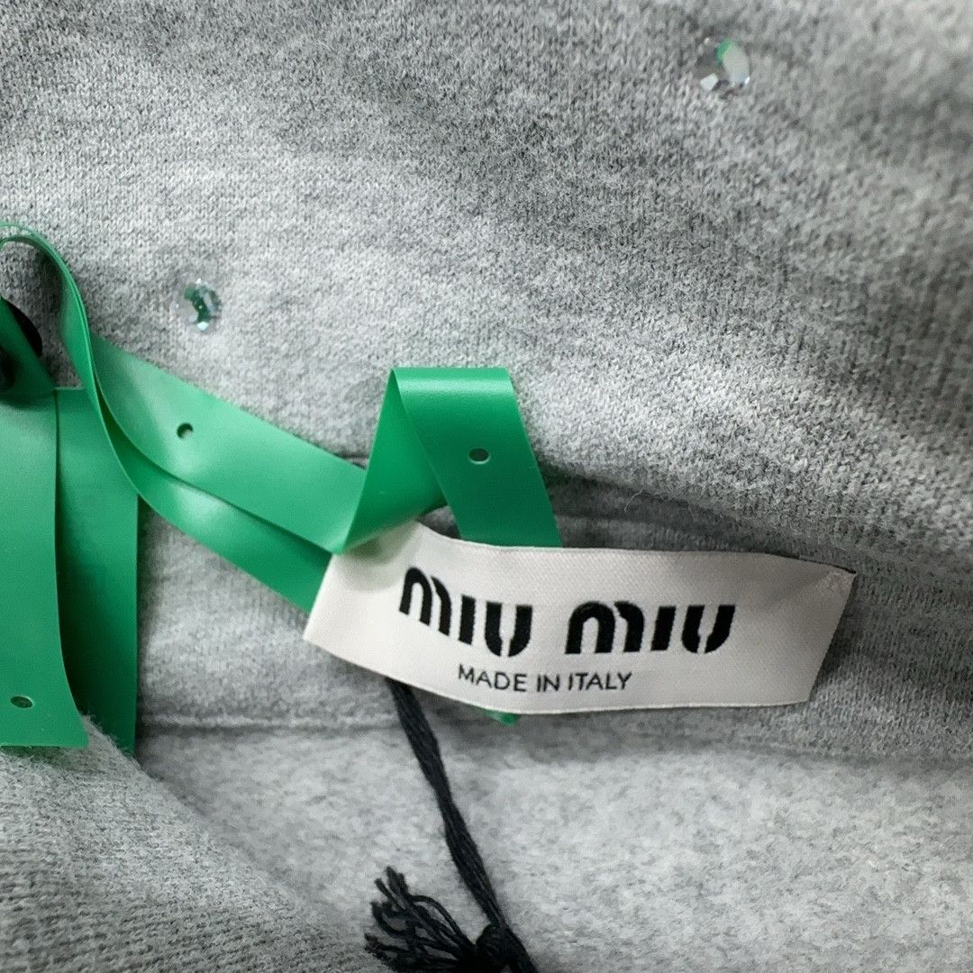 Miu Miu Miu Miu Rhinestone Embroidered Polo Size S Size S / US 4 / IT 40 - 4 Thumbnail