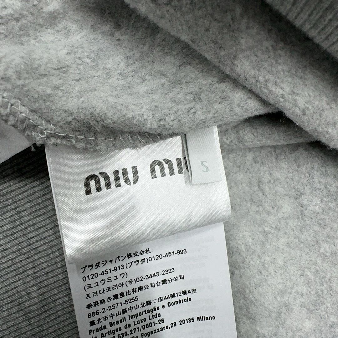 Miu Miu Miu Miu Rhinestone Embroidered Polo Size S Size S / US 4 / IT 40 - 5 Thumbnail