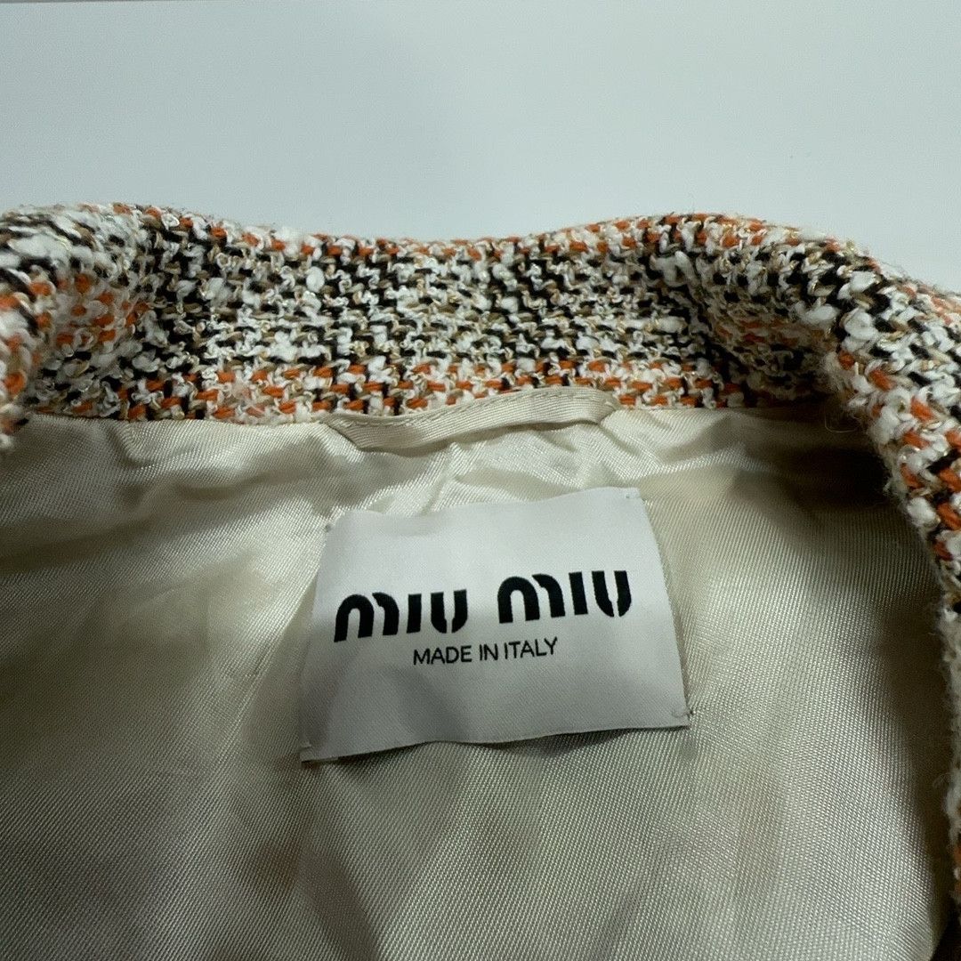 Miu Miu Miu Miu Checkered Jacket Size 36 Size XS / US 0-2 / IT 36-38 - 3 Thumbnail