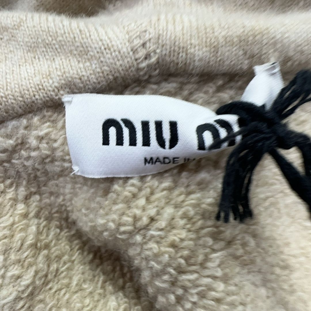 Miu Miu Miu Miu Logo Zip-Up Knit Hoodie Size 36 Size XS / US 0-2 / IT 36-38 - 3 Thumbnail
