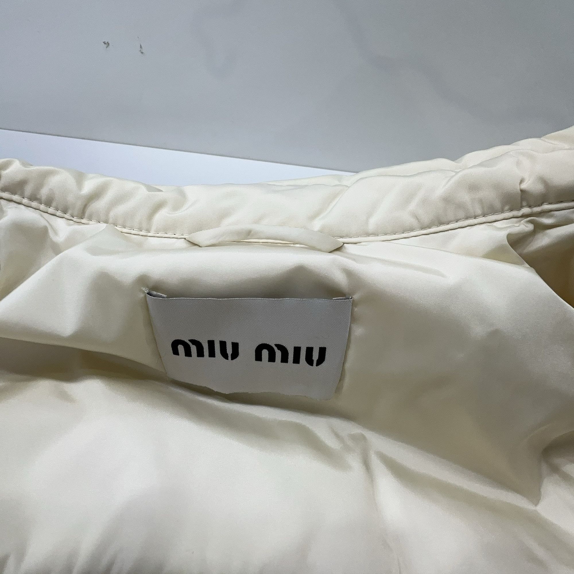 Miu Miu Miu Miu Logo Nylon Jacket Size 38 Size XS / US 0-2 / IT 36-38 - 3 Thumbnail