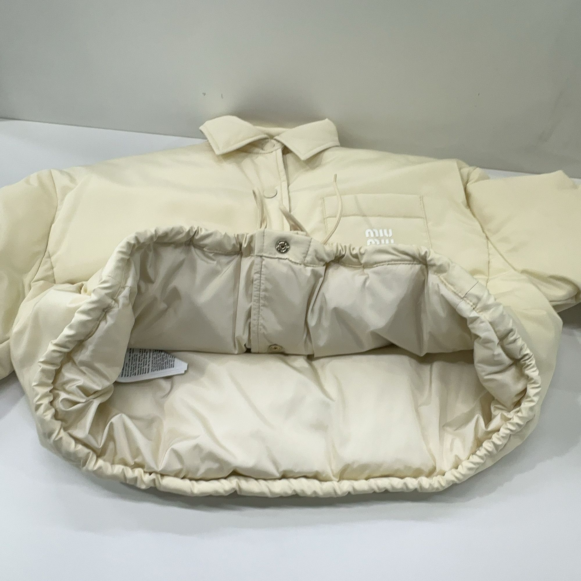 Miu Miu Miu Miu Logo Nylon Jacket Size 38 Size XS / US 0-2 / IT 36-38 - 7 Thumbnail
