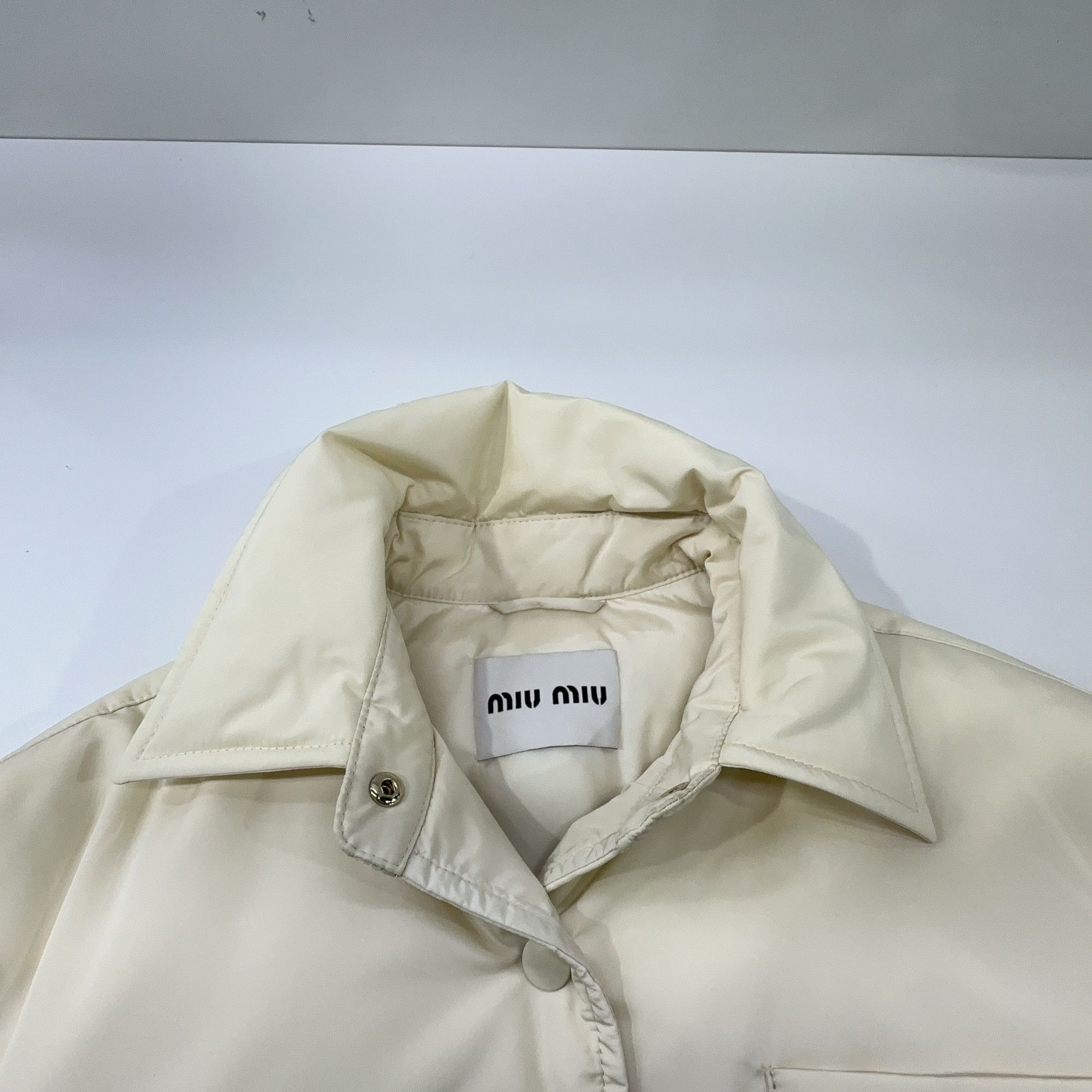 Miu Miu Miu Miu Logo Nylon Jacket Size 38 Size XS / US 0-2 / IT 36-38 - 6 Thumbnail
