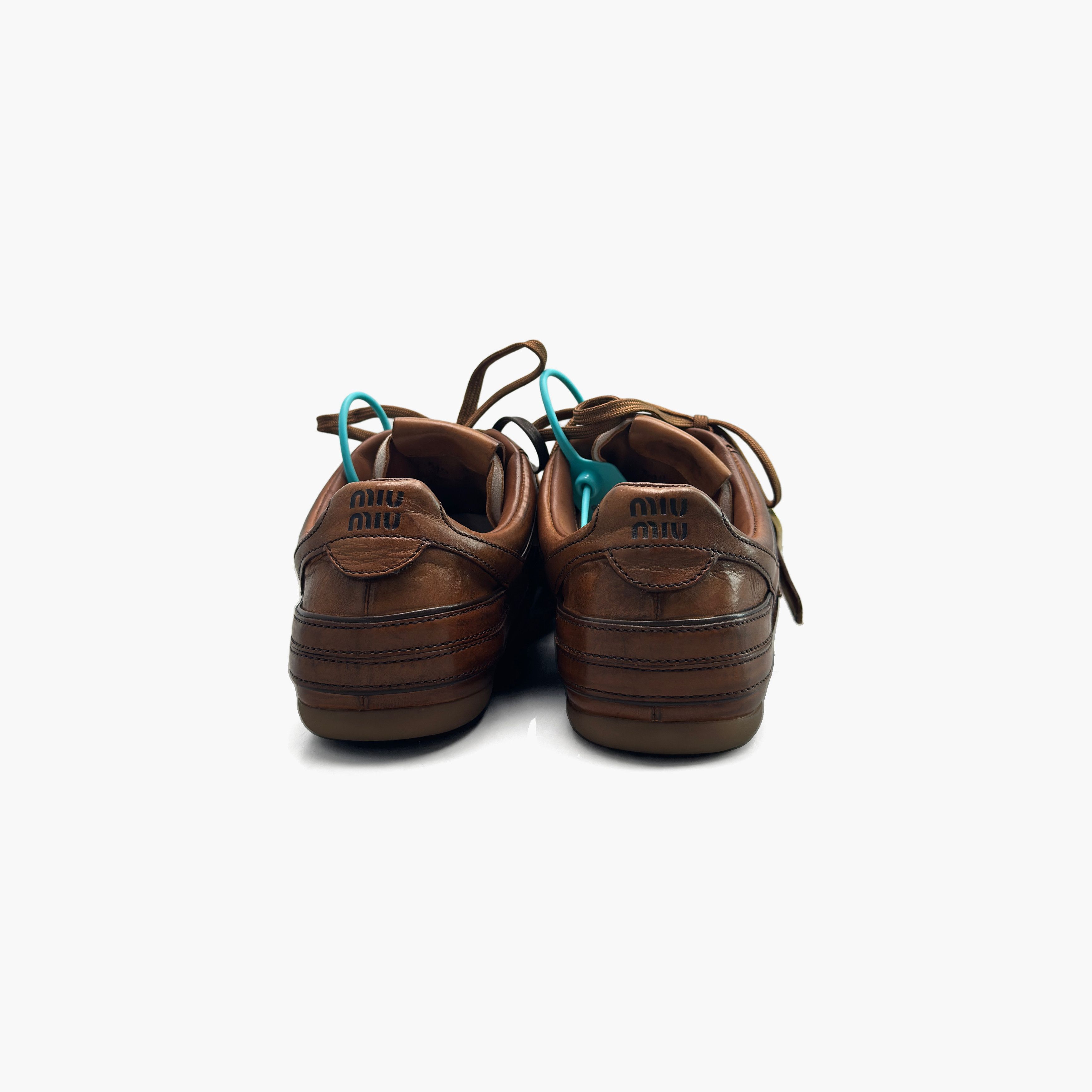 Miu Miu Miu Miu Buckle Low-Top Sneakers Size 36 Size US 6 / IT 36 - 6 Thumbnail