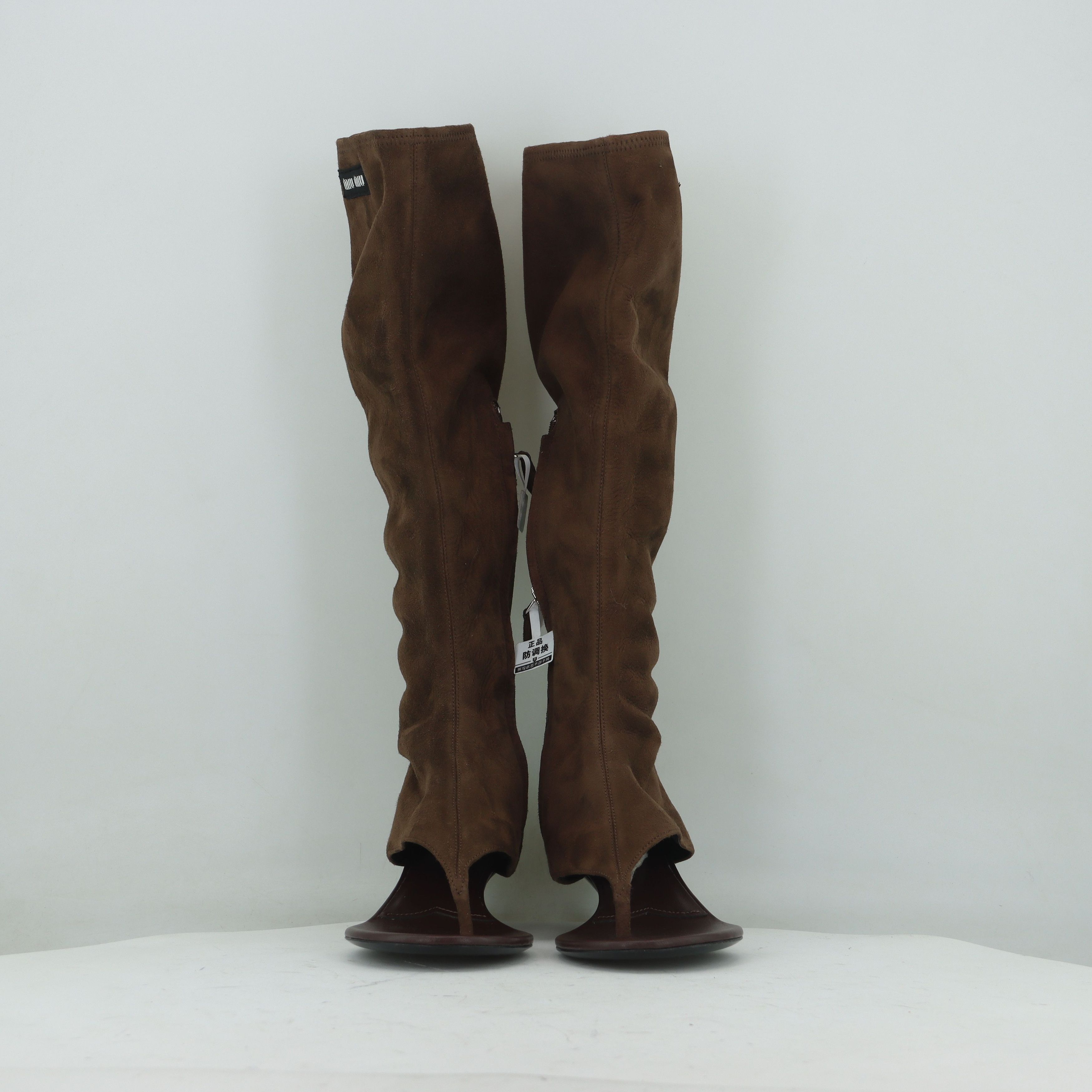 Miu Miu Miu Miu Suede Thong Boots Size 37 Size US 7 / IT 37 - 4 Thumbnail
