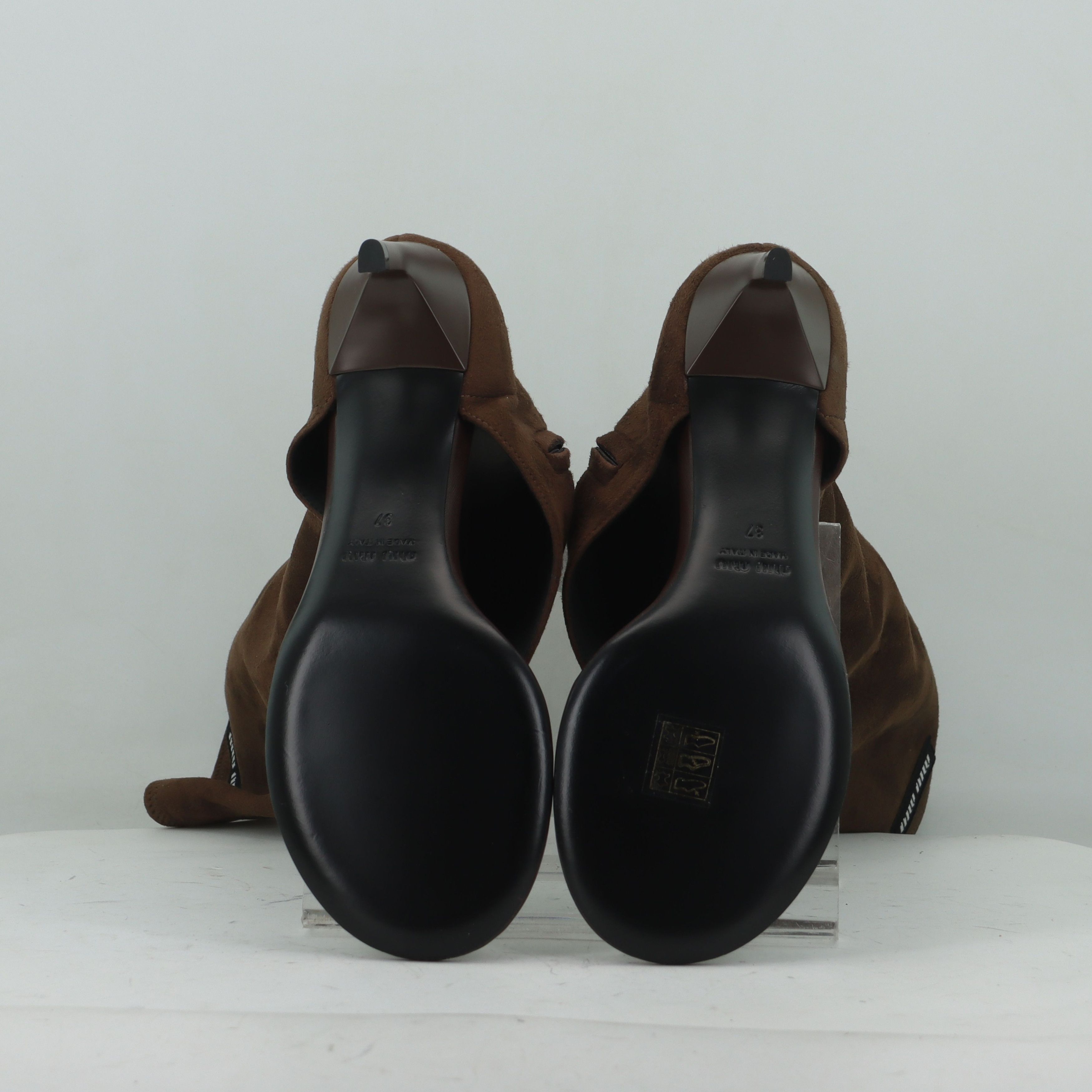 Miu Miu Miu Miu Suede Thong Boots Size 37 Size US 7 / IT 37 - 8 Thumbnail
