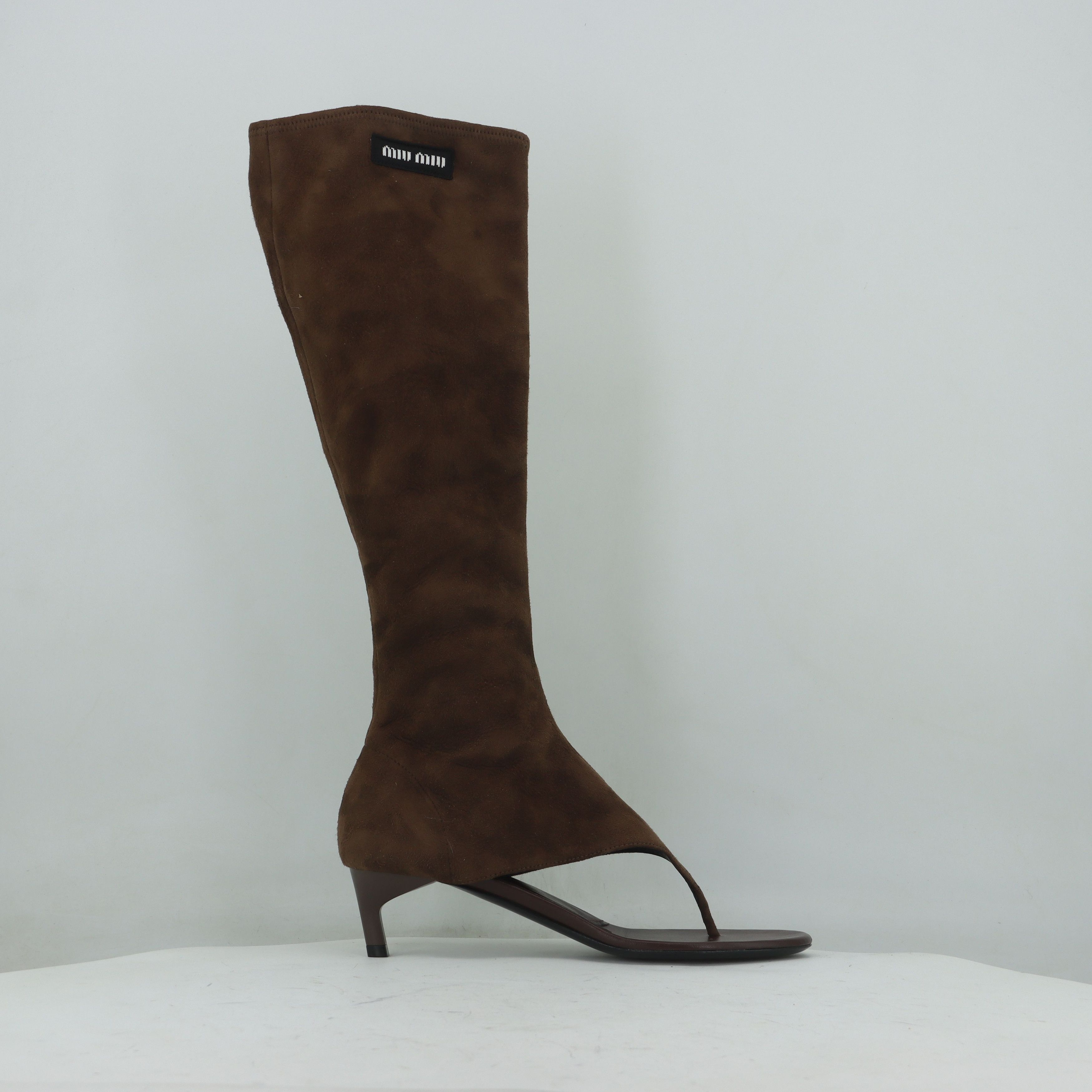 Miu Miu Miu Miu Suede Thong Boots Size 37 Size US 7 / IT 37 - 3 Thumbnail