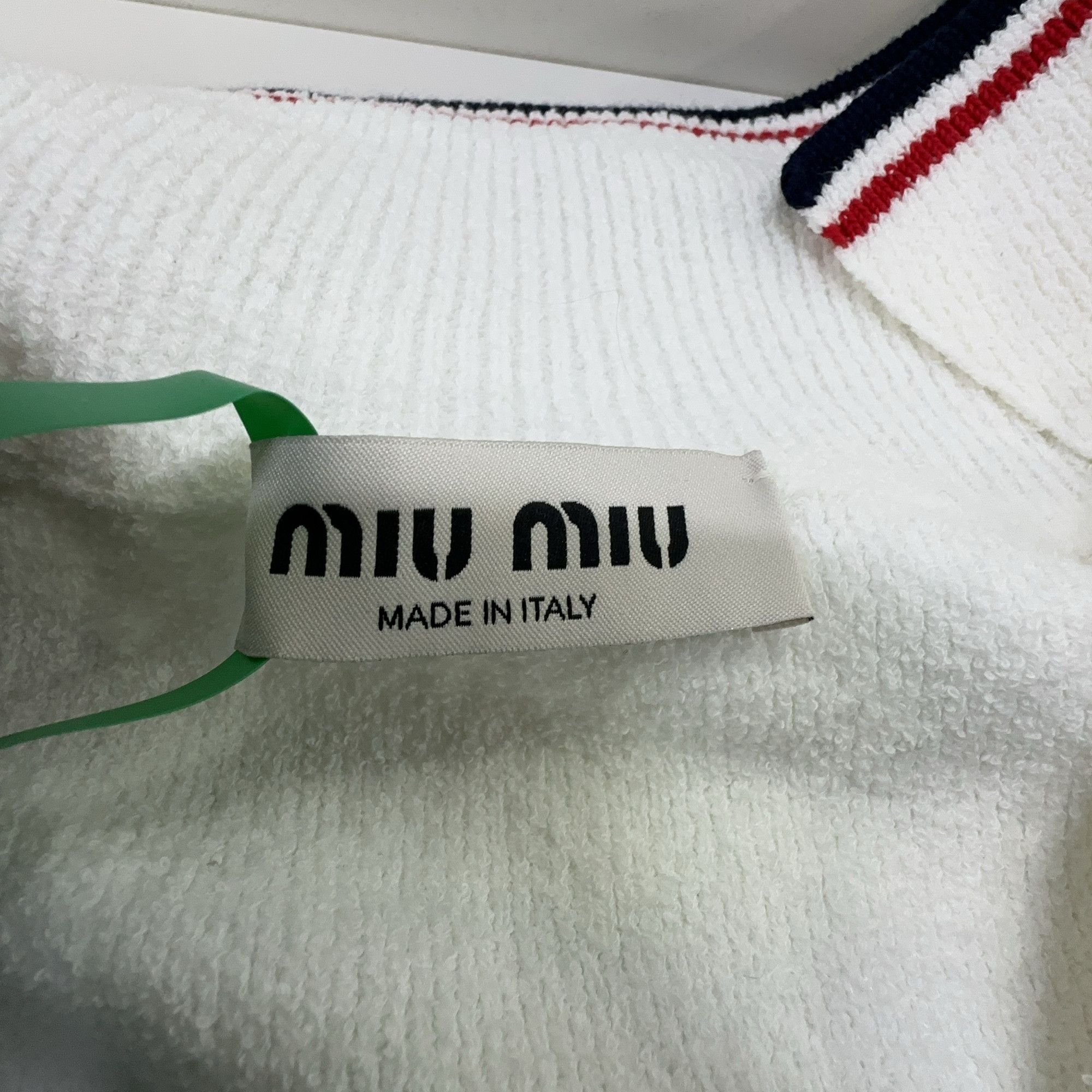 Miu Miu Miu Miu Logo Zip Up Sweatshirt Size 38 Size XS / US 0-2 / IT 36-38 - 3 Thumbnail