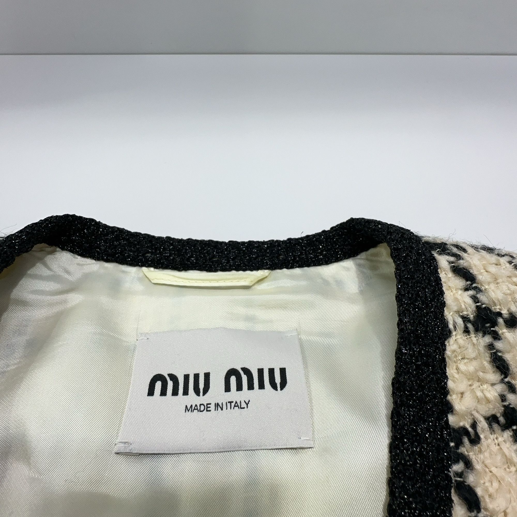 Miu Miu Miu Miu Check Tweed Jacket Size 42 Size M / US 6-8 / IT 42-44 - 3 Thumbnail