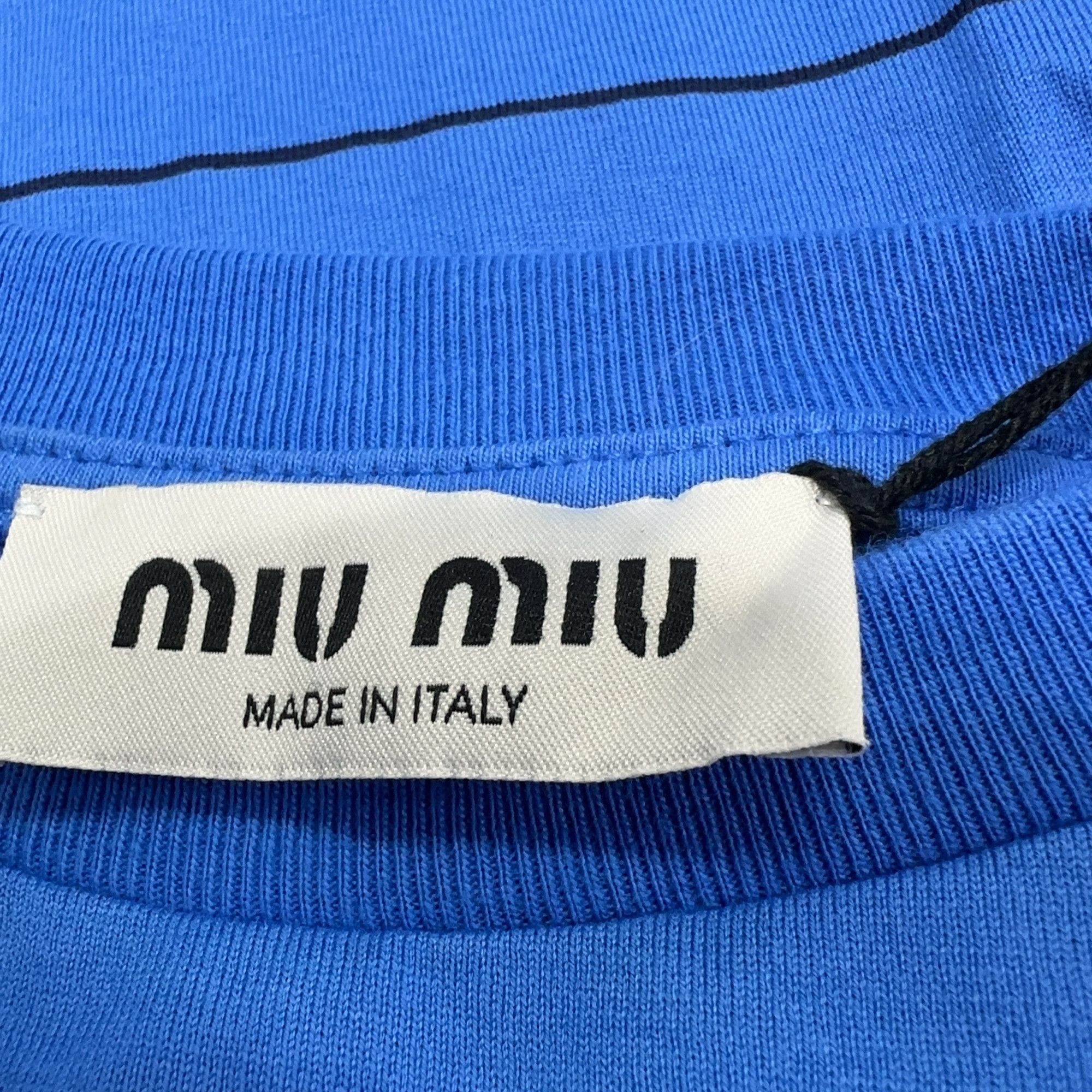 Miu Miu Miu Miu Striped Pocket T-Shirt Size M Size M / US 6-8 / IT 42-44 - 3 Thumbnail