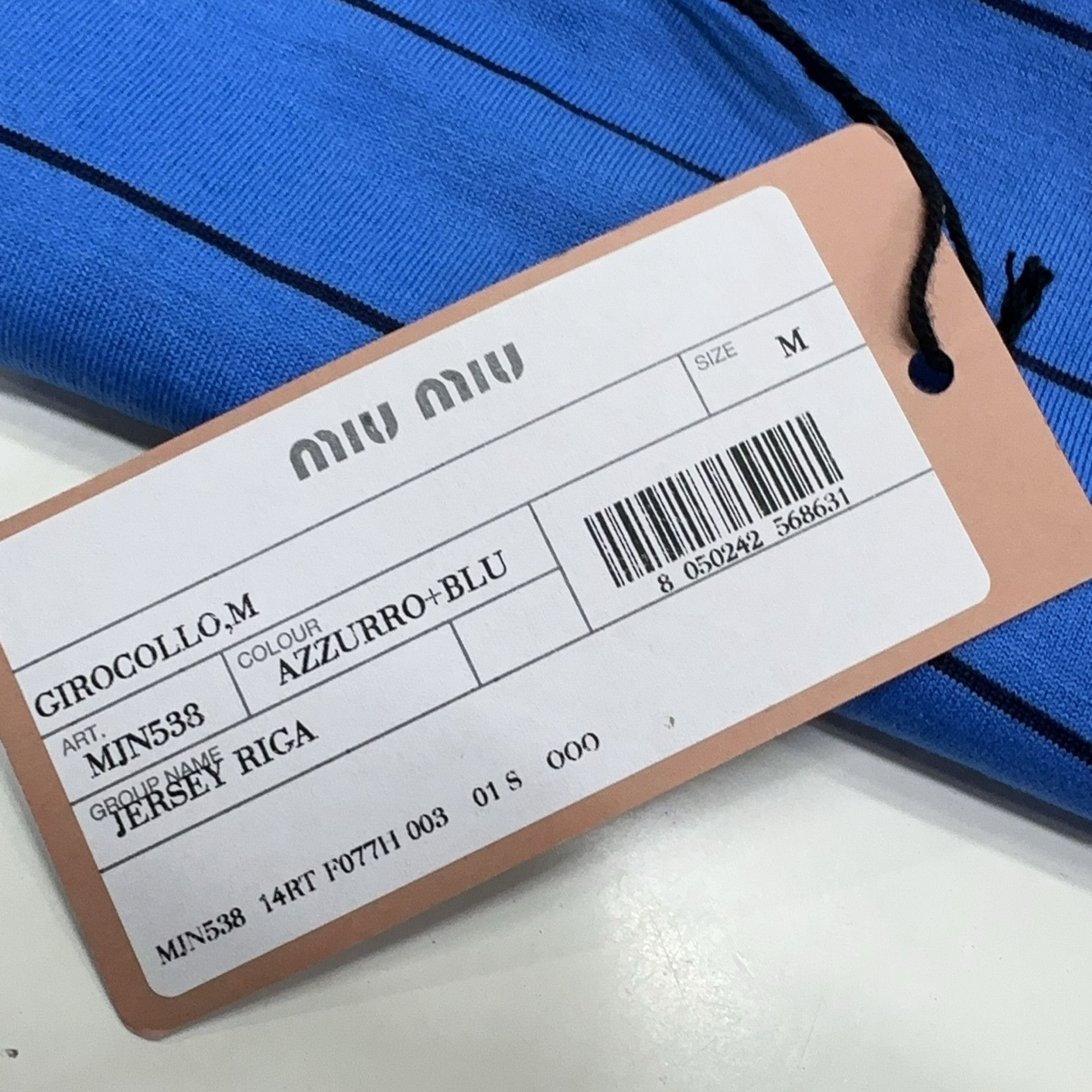 Miu Miu Miu Miu Striped Pocket T-Shirt Size M Size M / US 6-8 / IT 42-44 - 4 Thumbnail