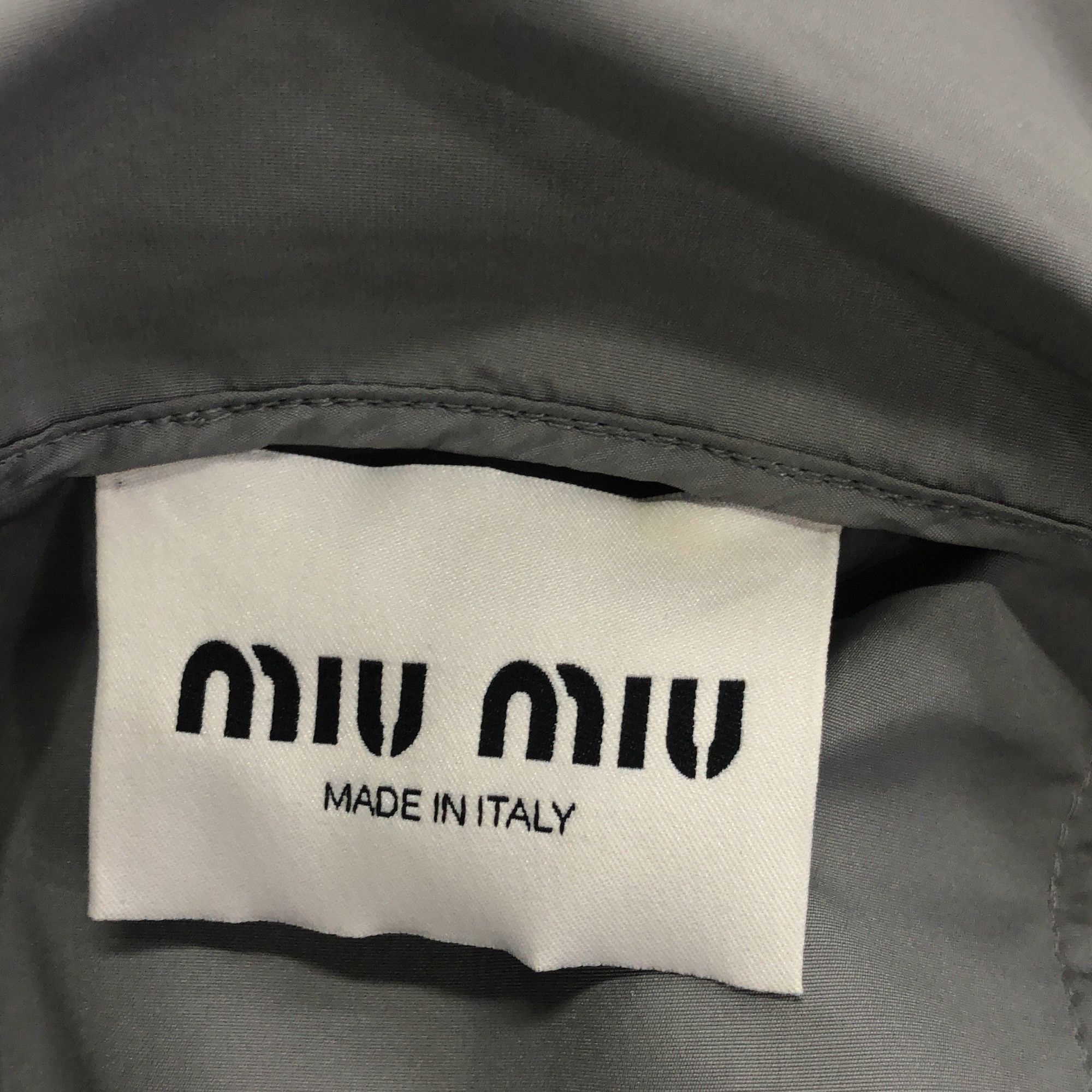 Miu Miu Miu Miu Logo Hooded Jacket IT 38 Size XS / US 0-2 / IT 36-38 - 5 Thumbnail