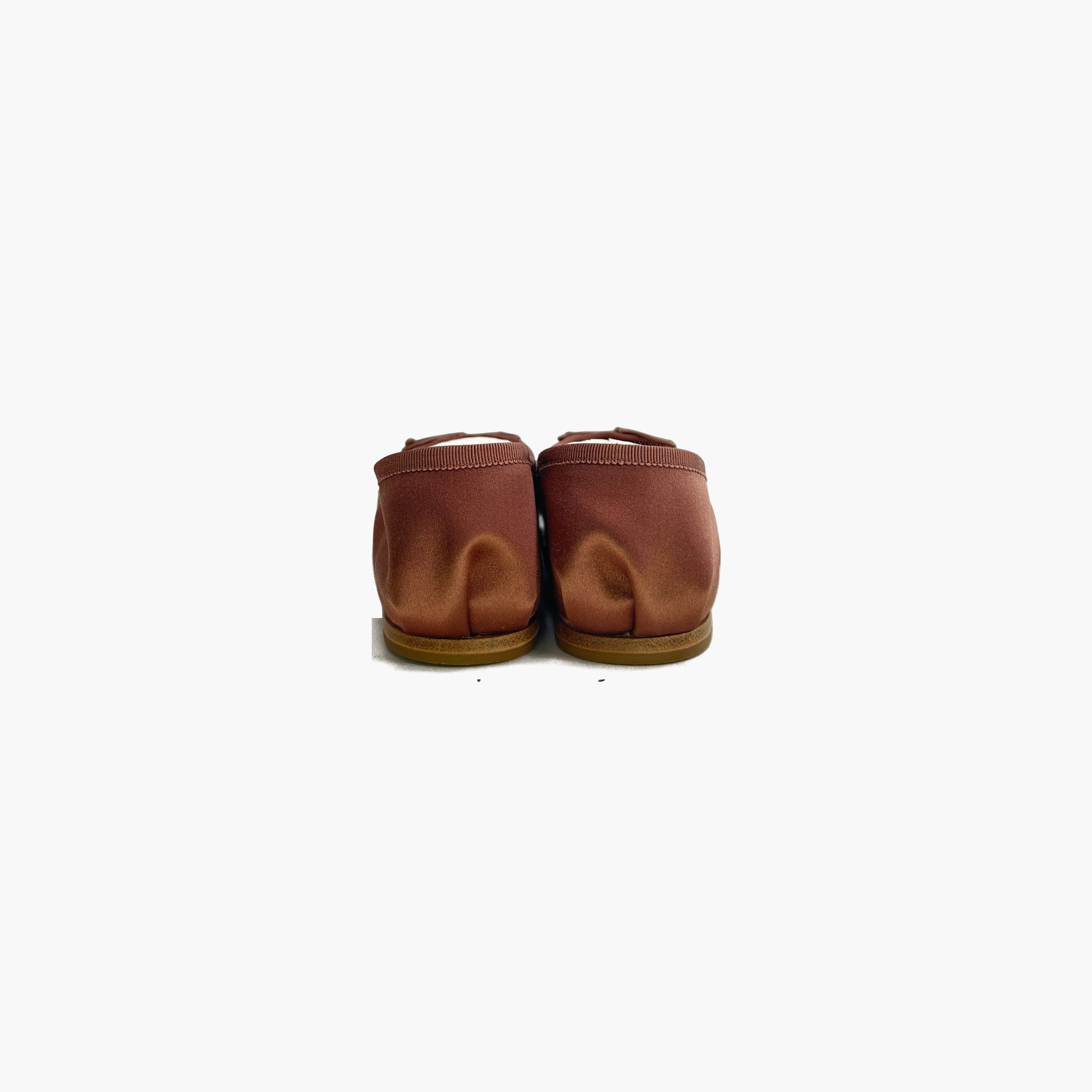 Miu Miu Miu Miu Brown Satin Ballet Flats Size 38 Size US 8 / IT 38 - 6 Thumbnail