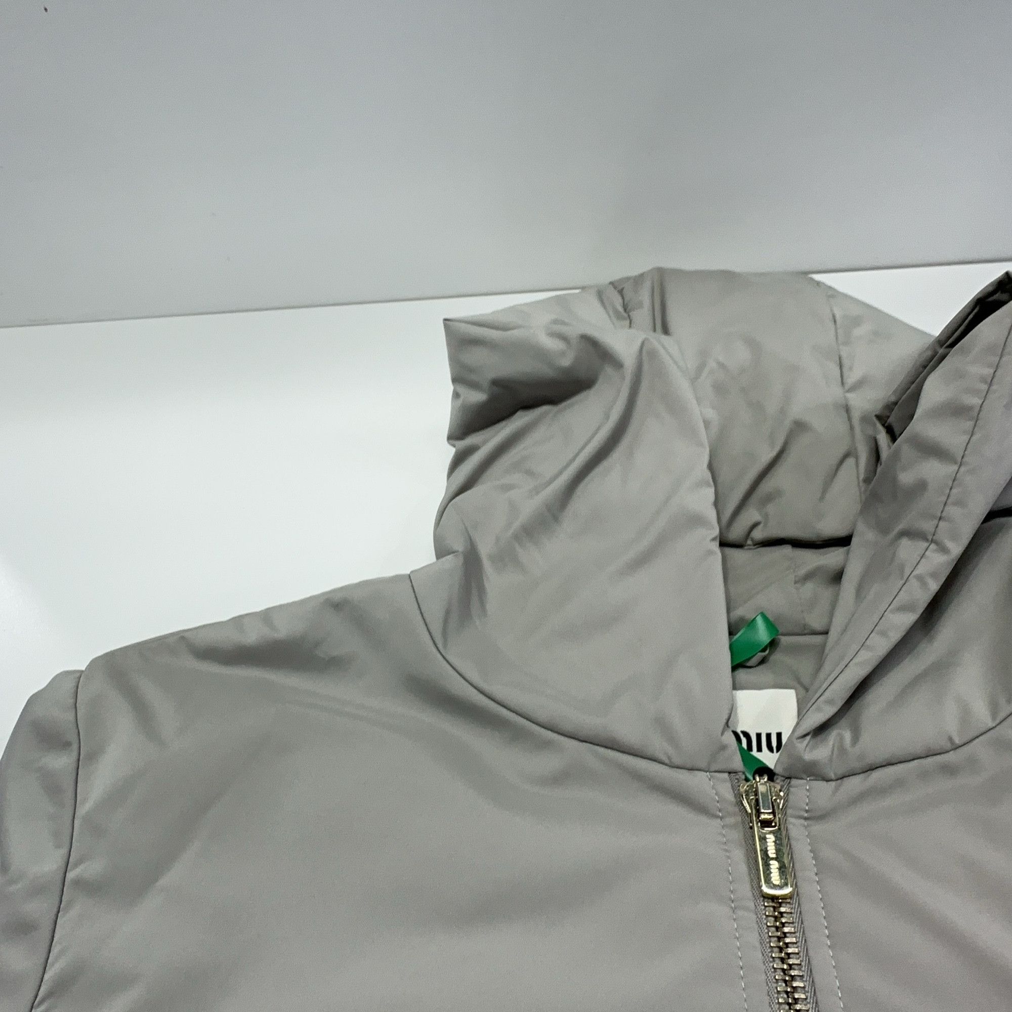 Miu Miu MIU MIU Logo Hooded Jacket Size 38 Size XS / US 0-2 / IT 36-38 - 6 Thumbnail