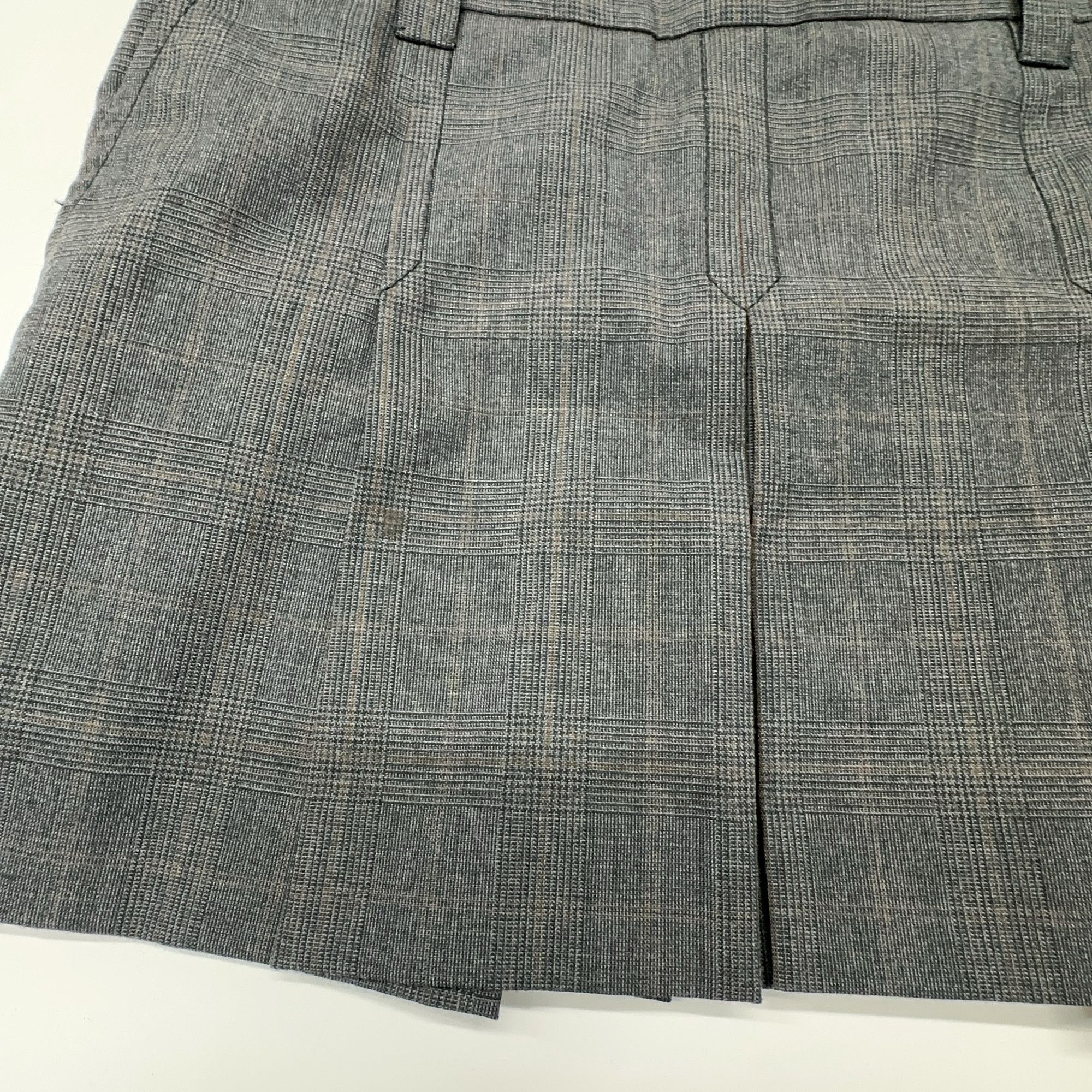 Miu Miu Miu Miu Plaid Wool Mini Skirt Size 36 Size 25" / US 0 / IT 36 - 6 Thumbnail