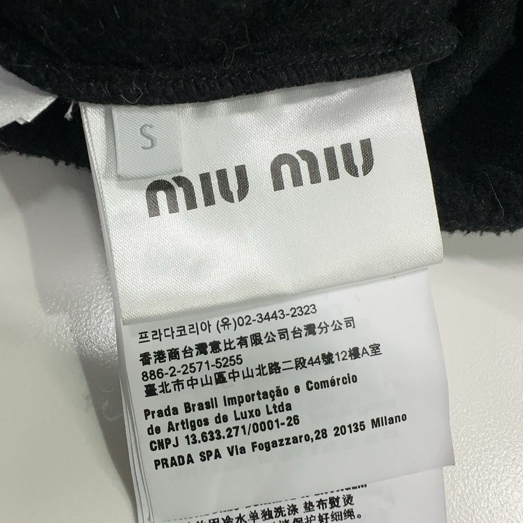 Miu Miu Miu Miu Logo Fleece Zip Jacket Size S Size S / US 4 / IT 40 - 5 Thumbnail