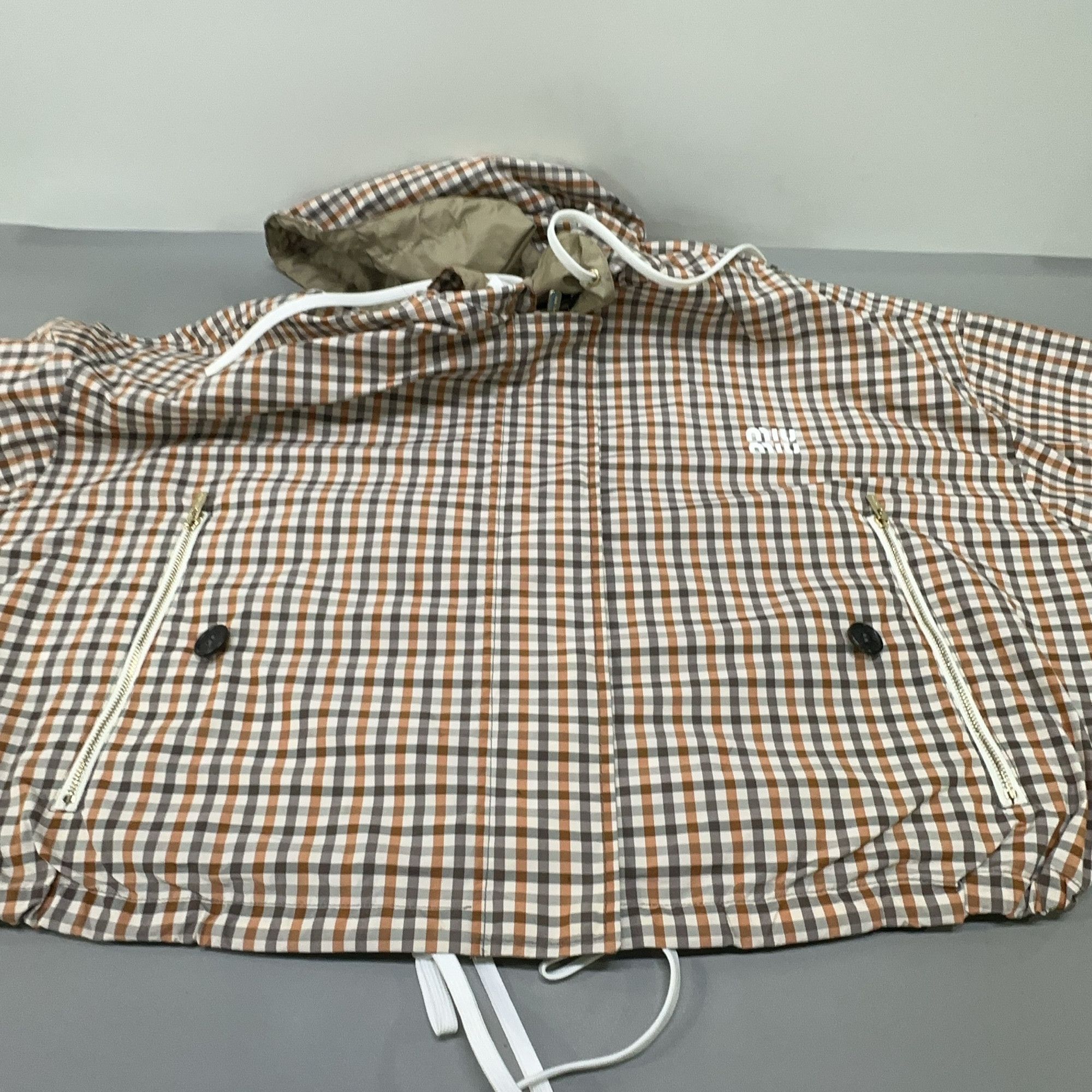 Miu Miu Miu Miu Gingham Zip-Up Jacket Size 36 Size XS / US 0-2 / IT 36-38 - 10 Thumbnail