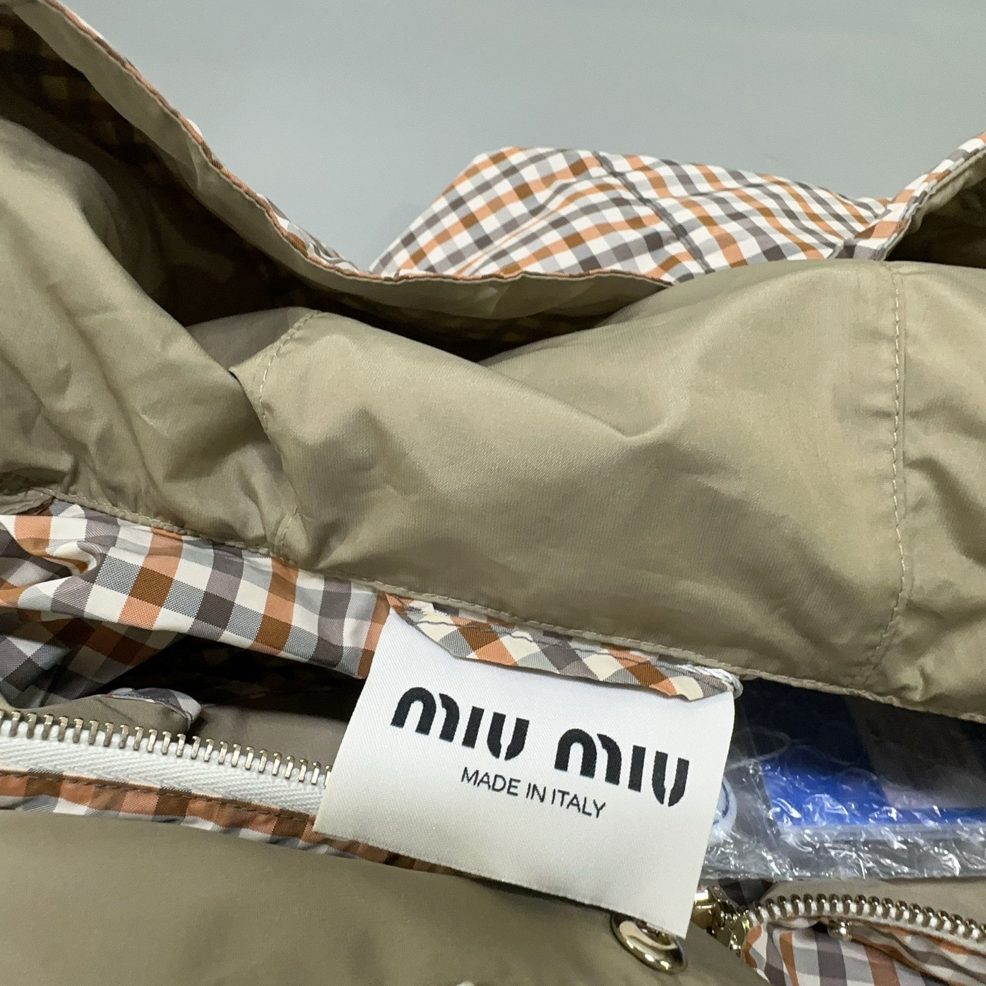 Miu Miu Miu Miu Gingham Zip-Up Jacket Size 36 Size XS / US 0-2 / IT 36-38 - 5 Thumbnail