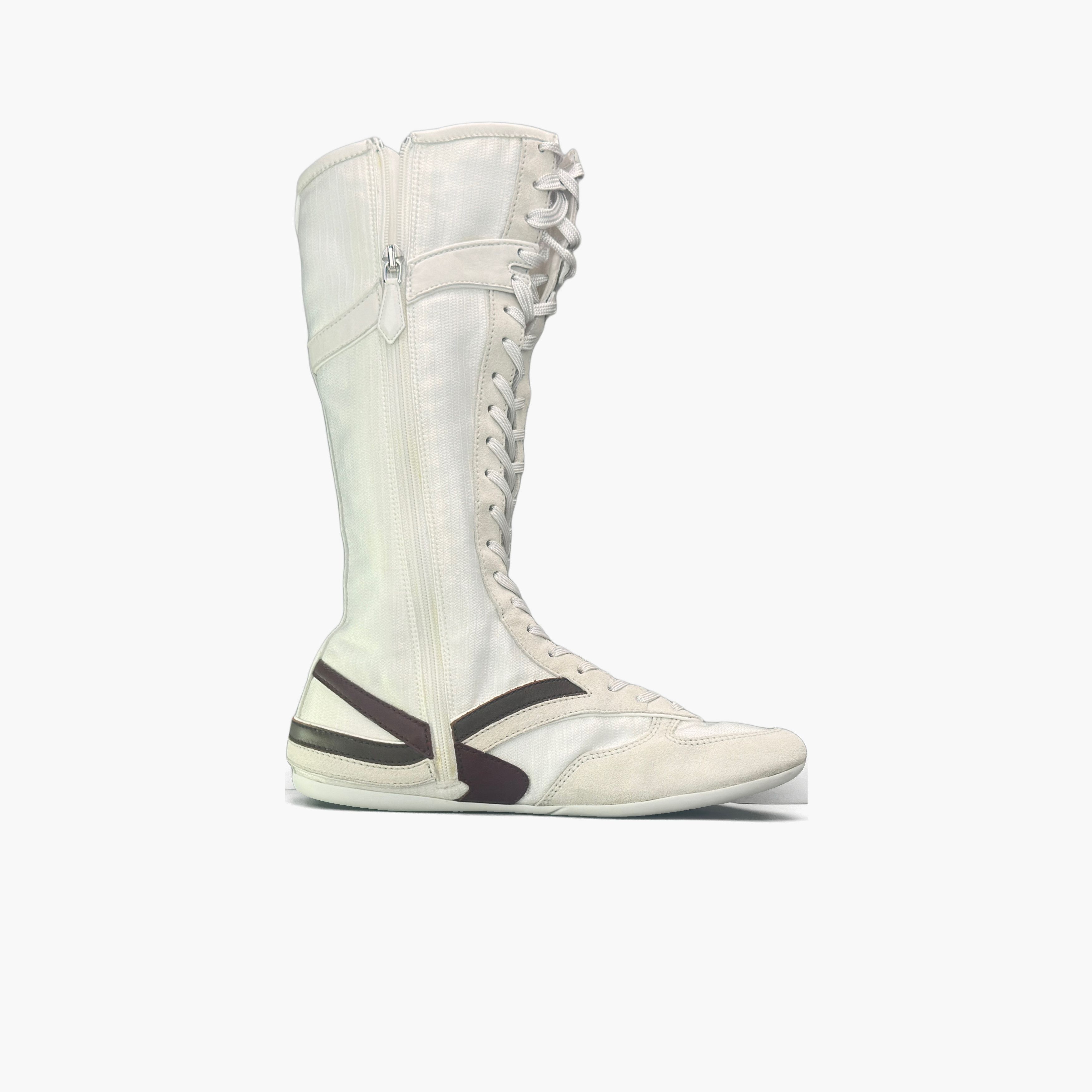 Miu Miu Miu Miu Technical Fabric High-Top Boots Size 37 Size US 7 / IT 37 - 2 Thumbnail