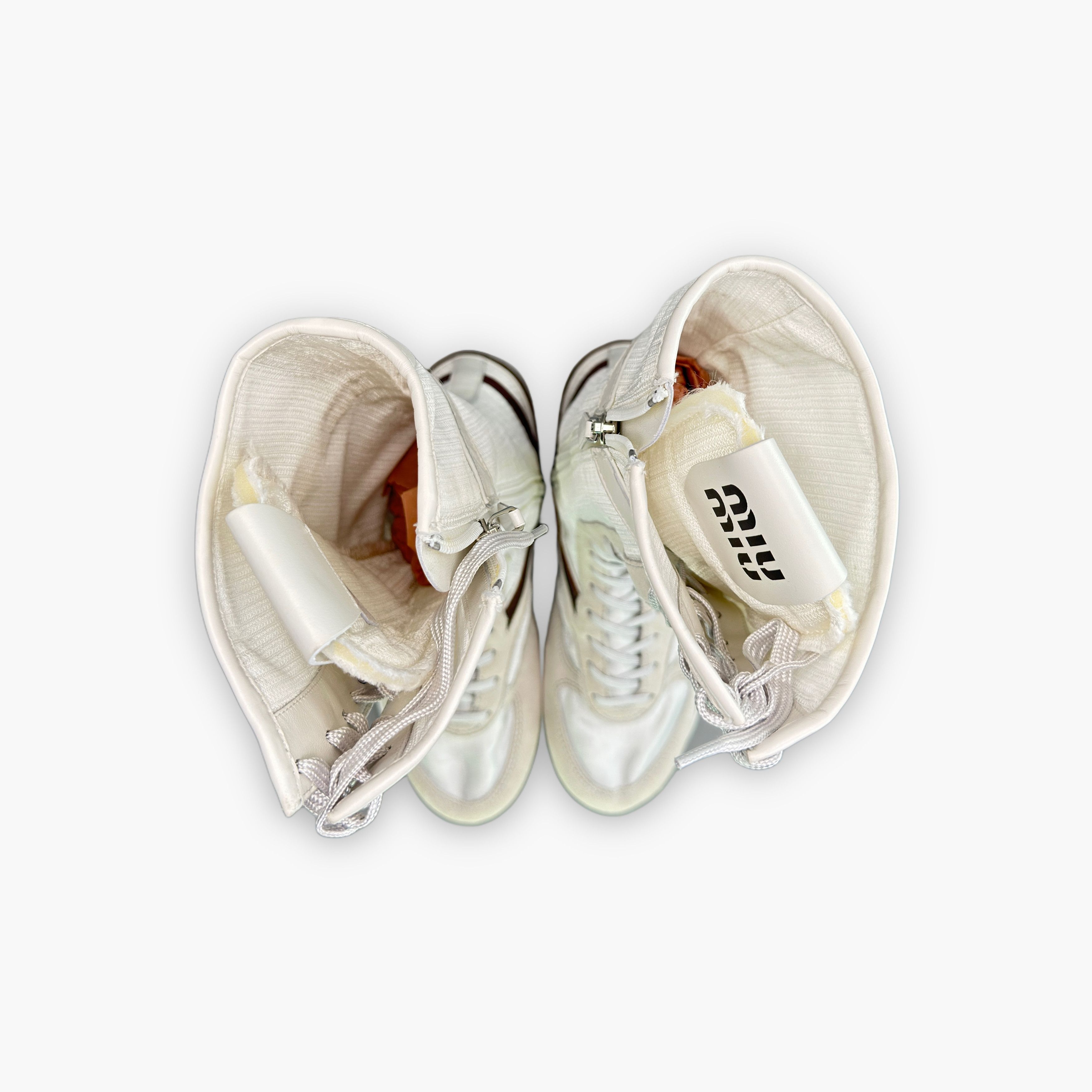 Miu Miu Miu Miu Technical Fabric High-Top Boots Size 37 Size US 7 / IT 37 - 9 Thumbnail