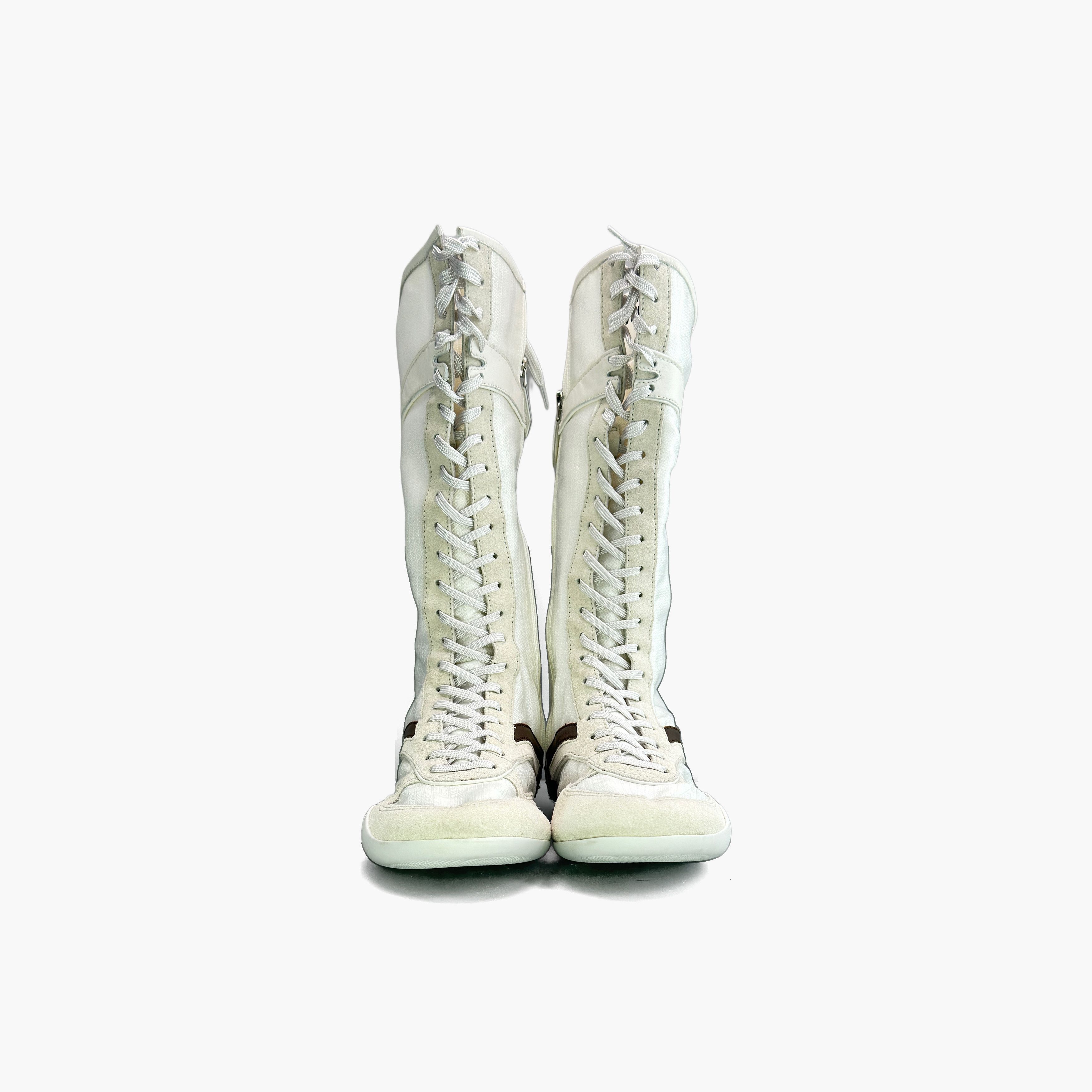 Miu Miu Miu Miu Technical Fabric High-Top Boots Size 37 Size US 7 / IT 37 - 5 Thumbnail
