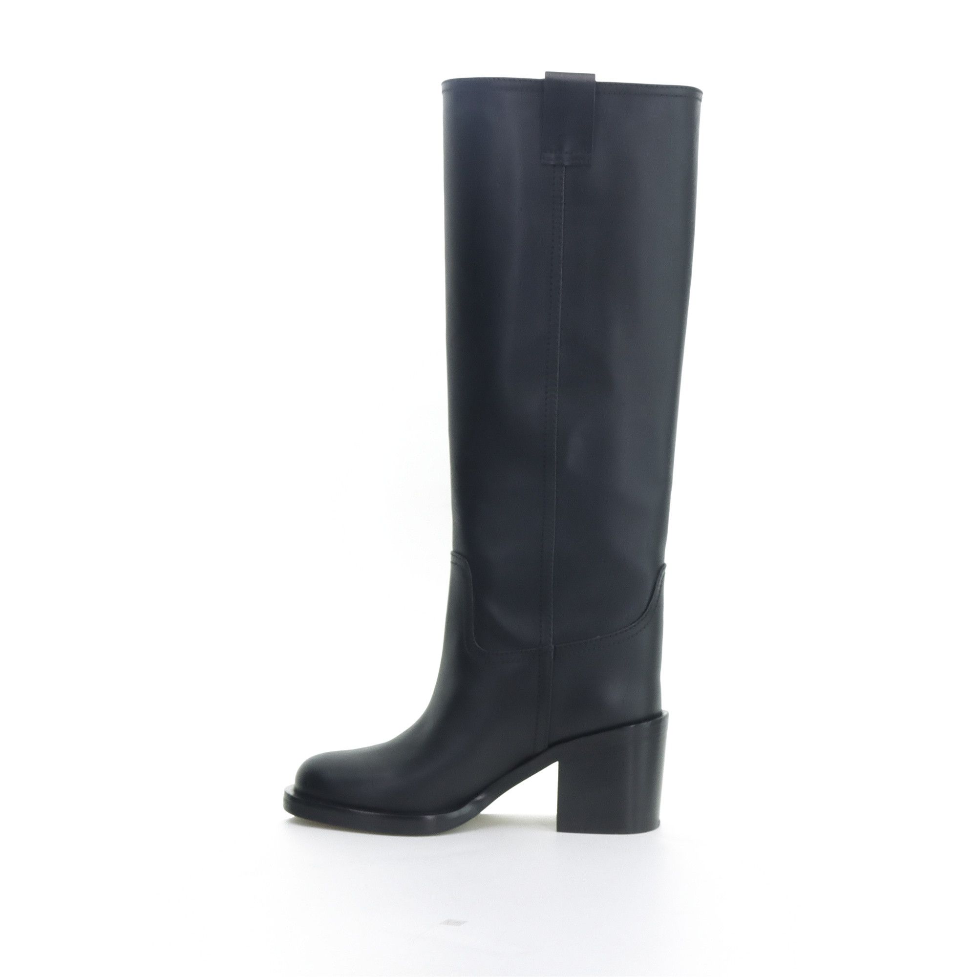 Miu Miu Miu Miu Black Leather Block Heel Boots Size 36 Size US 6 / IT 36 - 6 Thumbnail