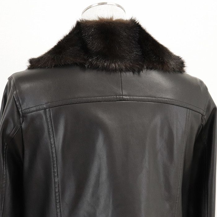 Other Other FOXEY NEW YORK Synthetic Leather Faux Fur Jacket Plastic / Synthetic Outerwear 38935 DUTY FREE for USA Size ONE SIZE - 7 Thumbnail